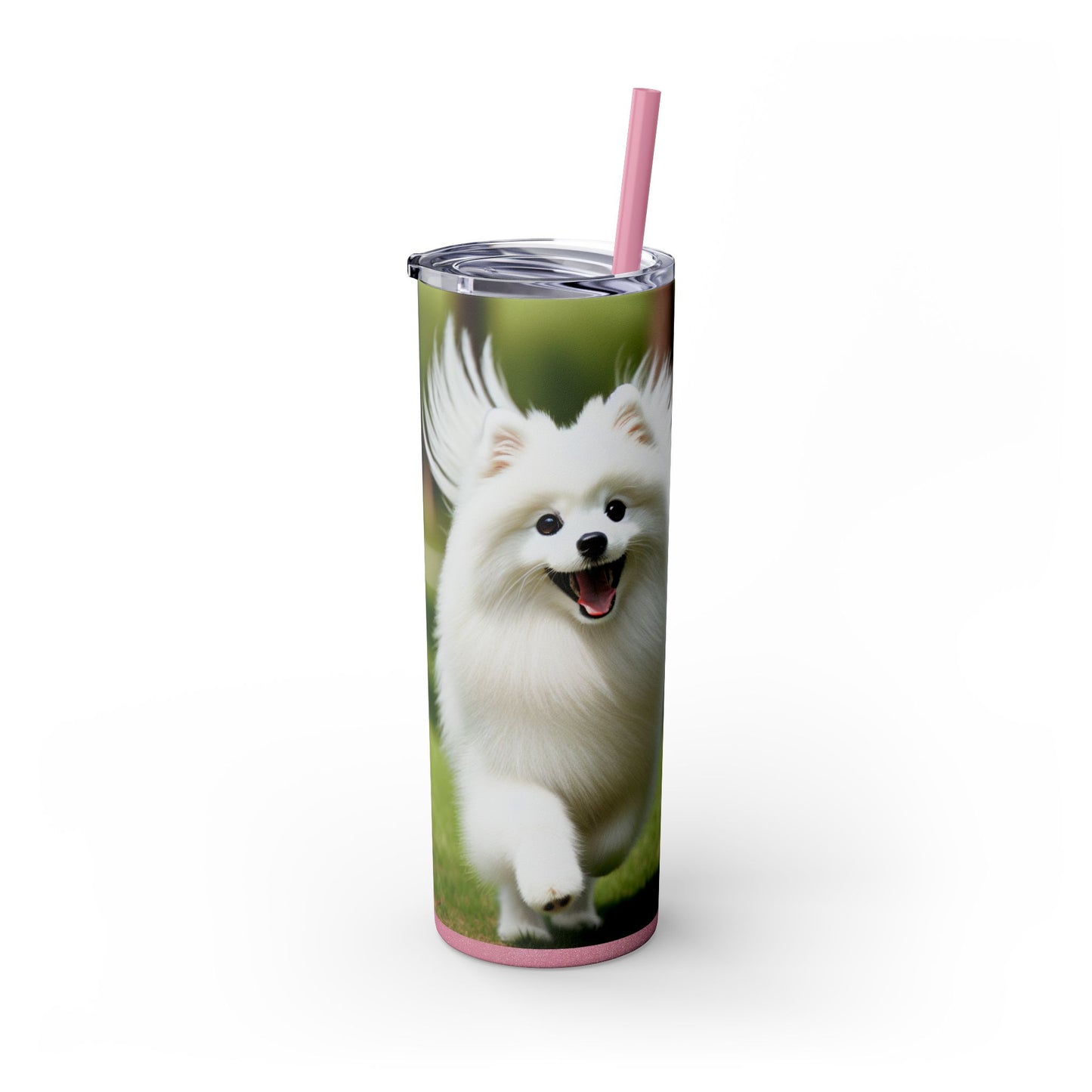 Japanese Spitz Tumbler with Straw, 20oz