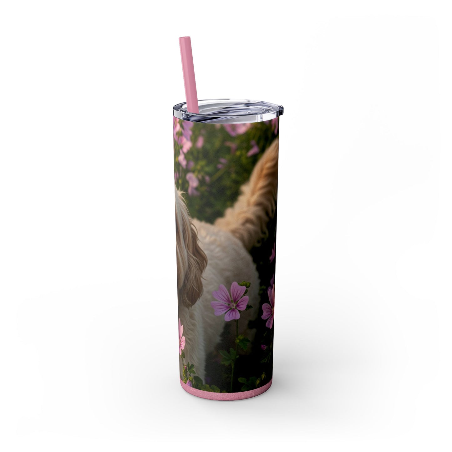 Vaso Cockapoo con pajita, 20 oz