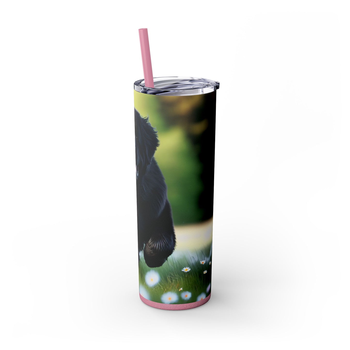 Newfoundland Skinny Tumbler with Straw, 20oz