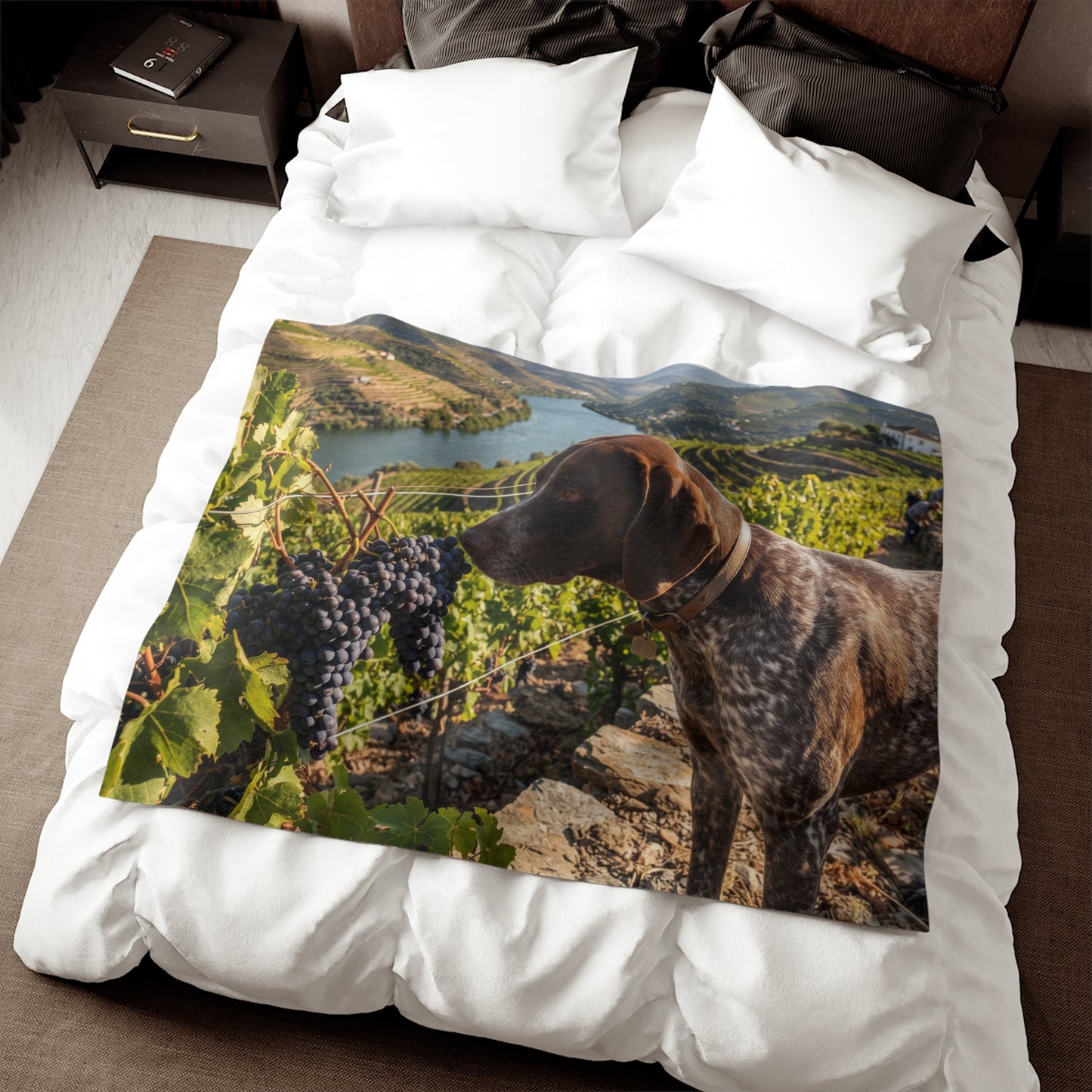 Portuguese Pointing Dog Blanket