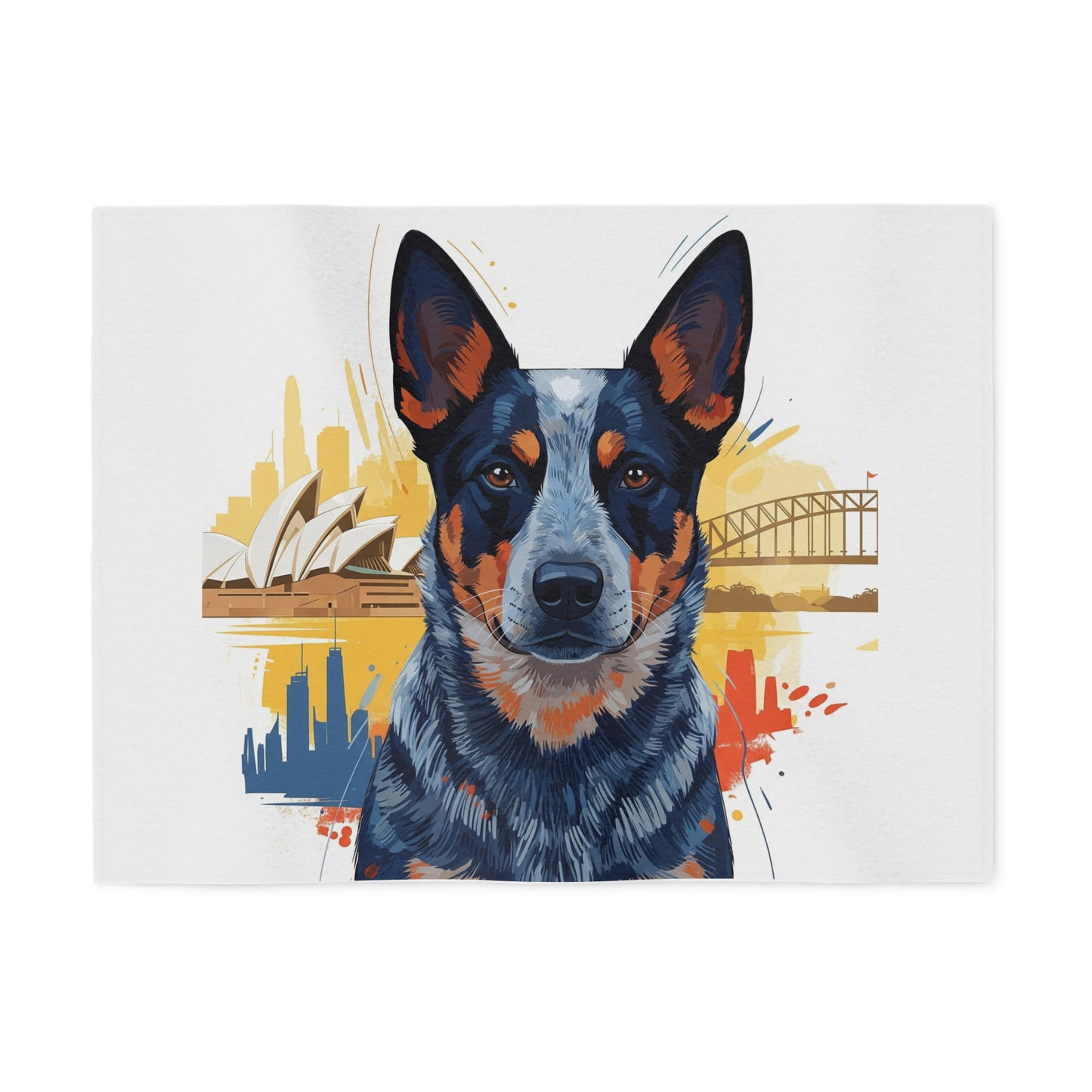 Australian Cattle Dog Sweatshirt Blanket