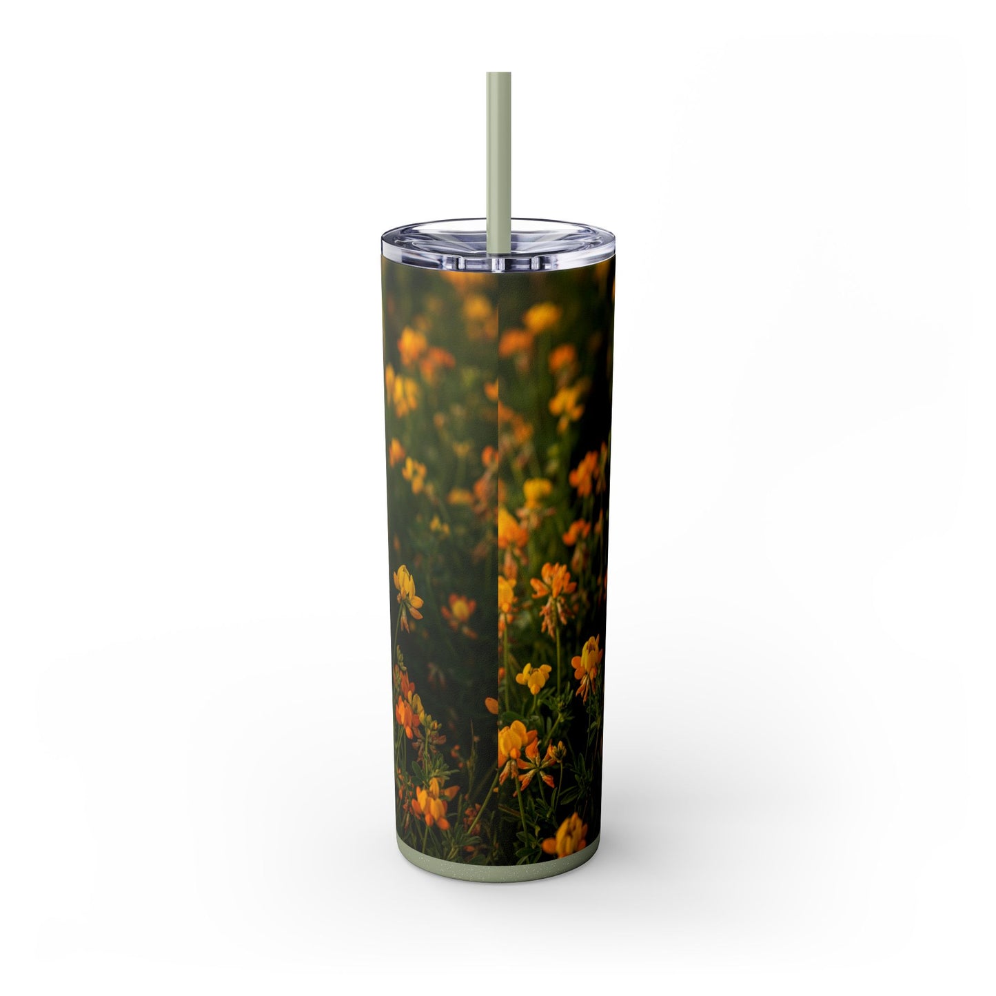 Airedale Terrier Skinny Tumbler with Straw, 20oz
