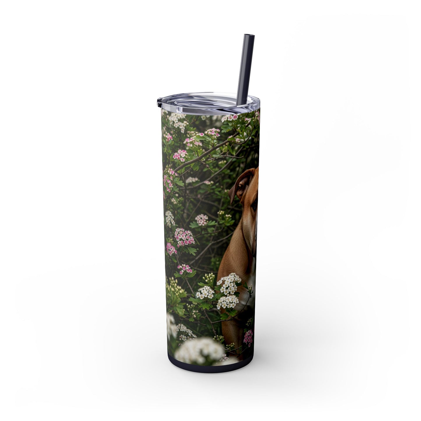 Olde English Bulldogge Tumbler with Straw, 20oz