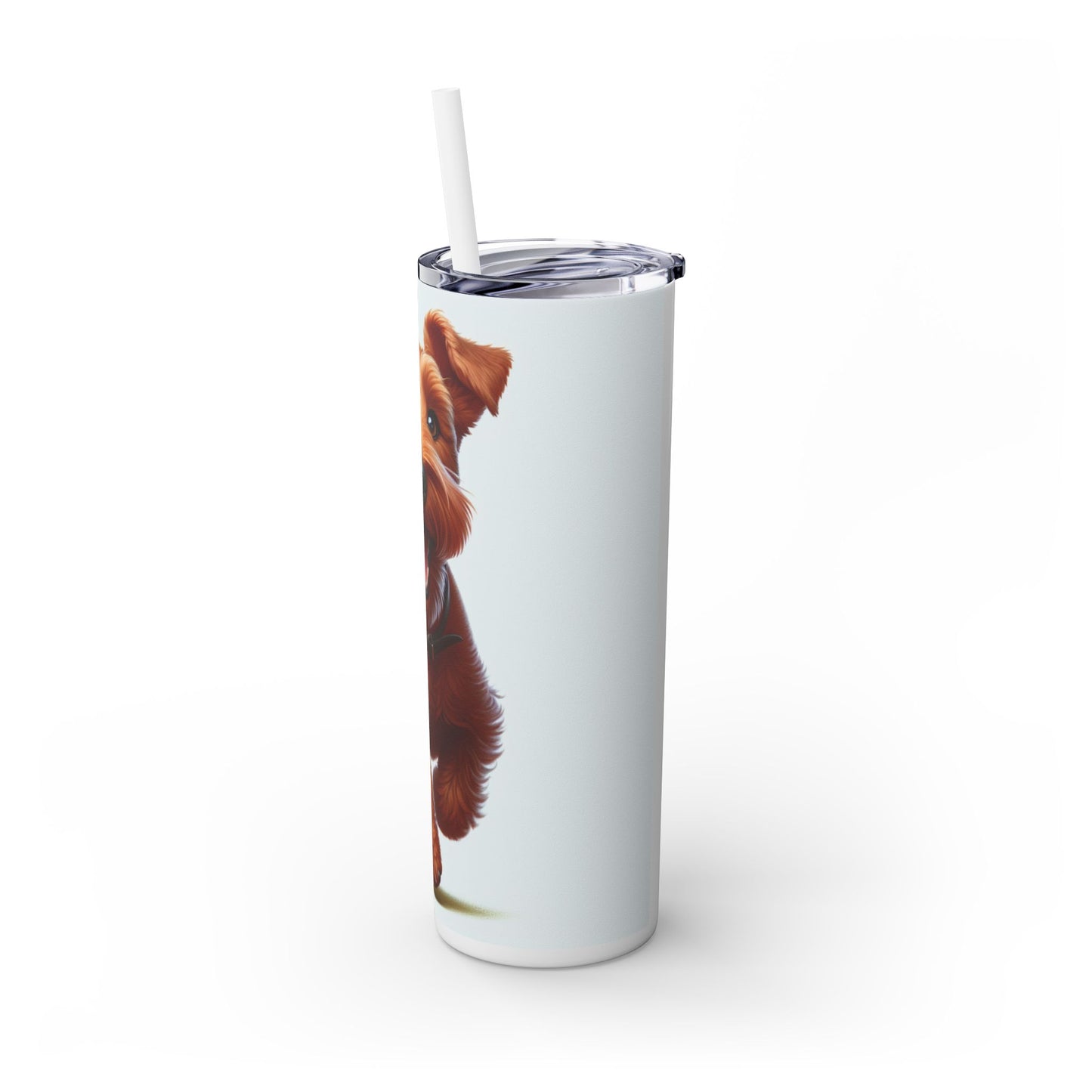 Irish Terrier Tumbler with Straw, 20oz