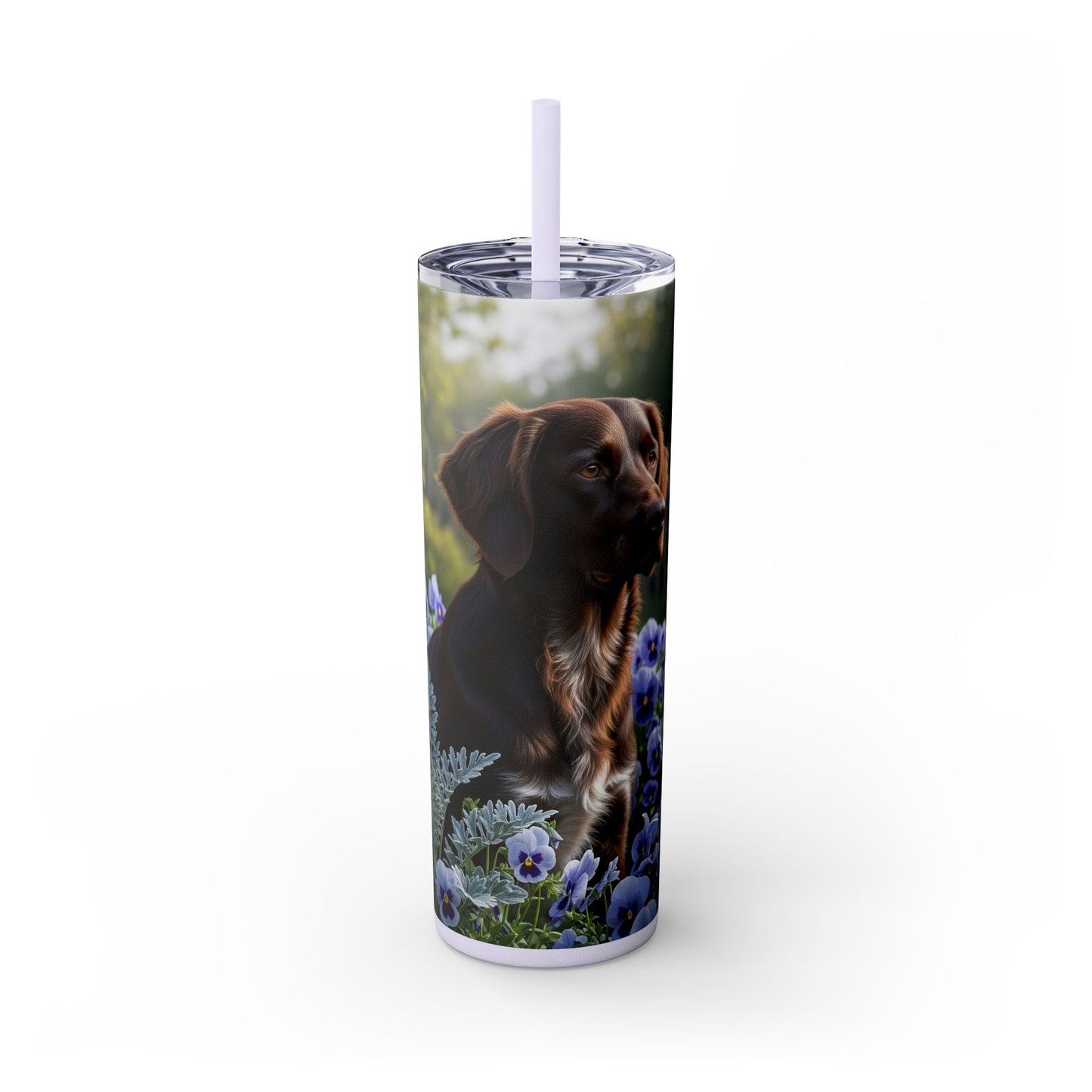 Small Munsterlander Tumbler with Straw, 20oz