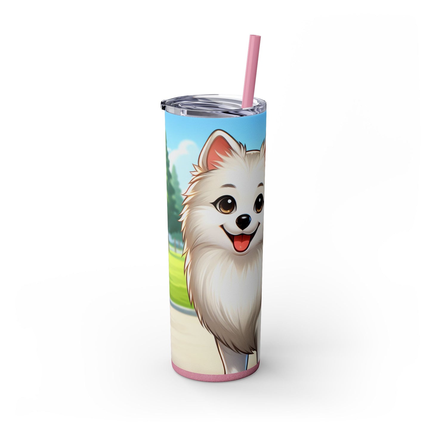Indian Spitz Tumbler with Straw, 20oz