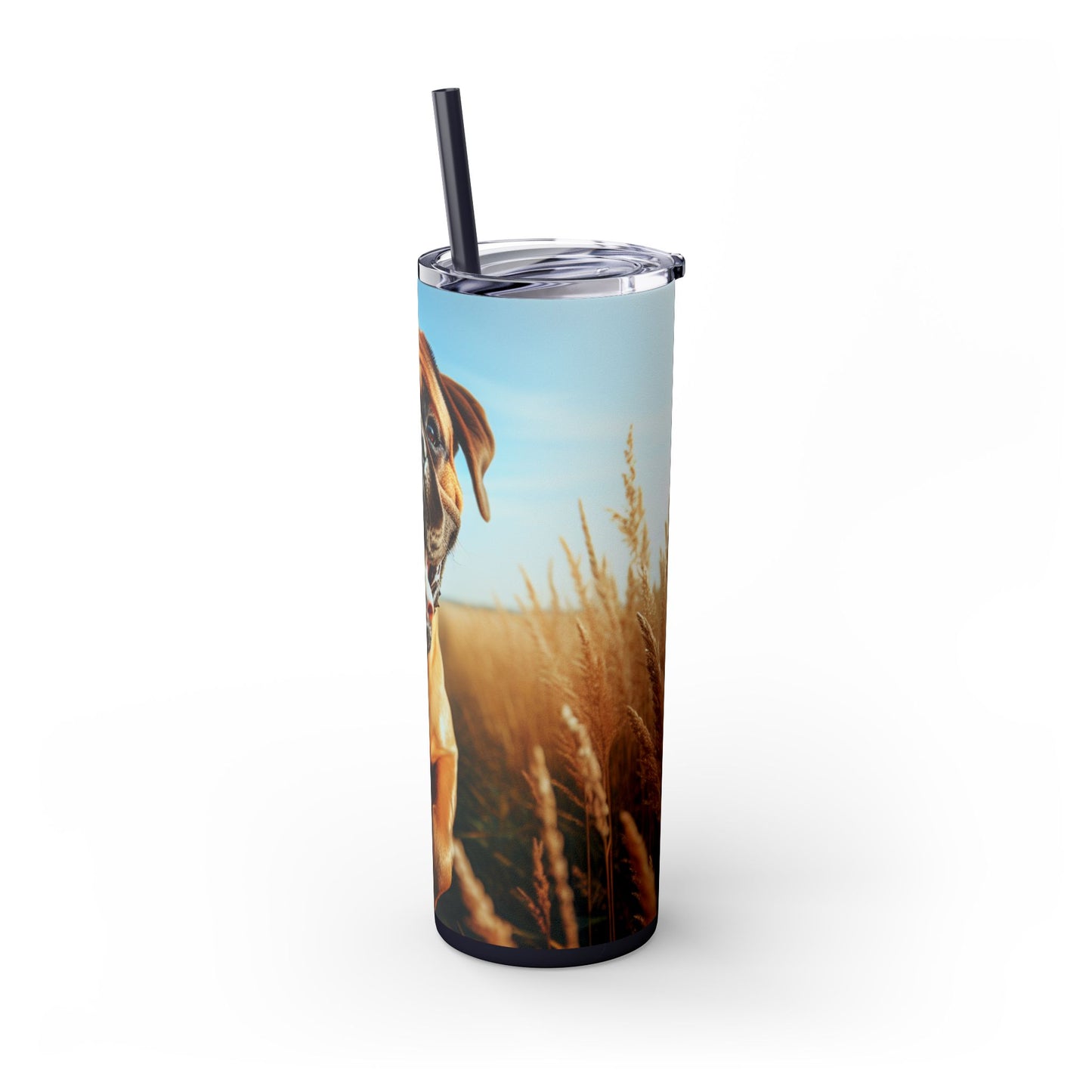 Bullmastiff Tumbler with Straw, 20oz