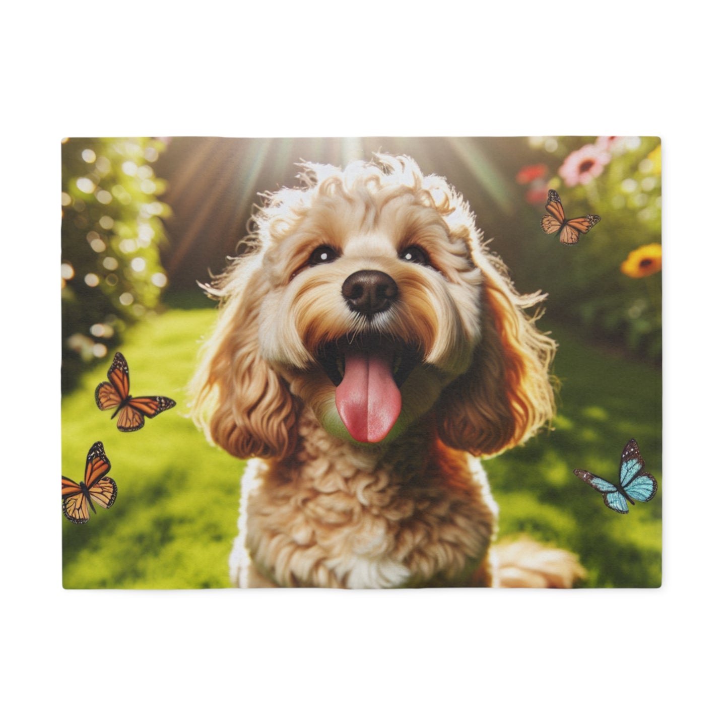 Cockapoo Sweatshirt Blanket