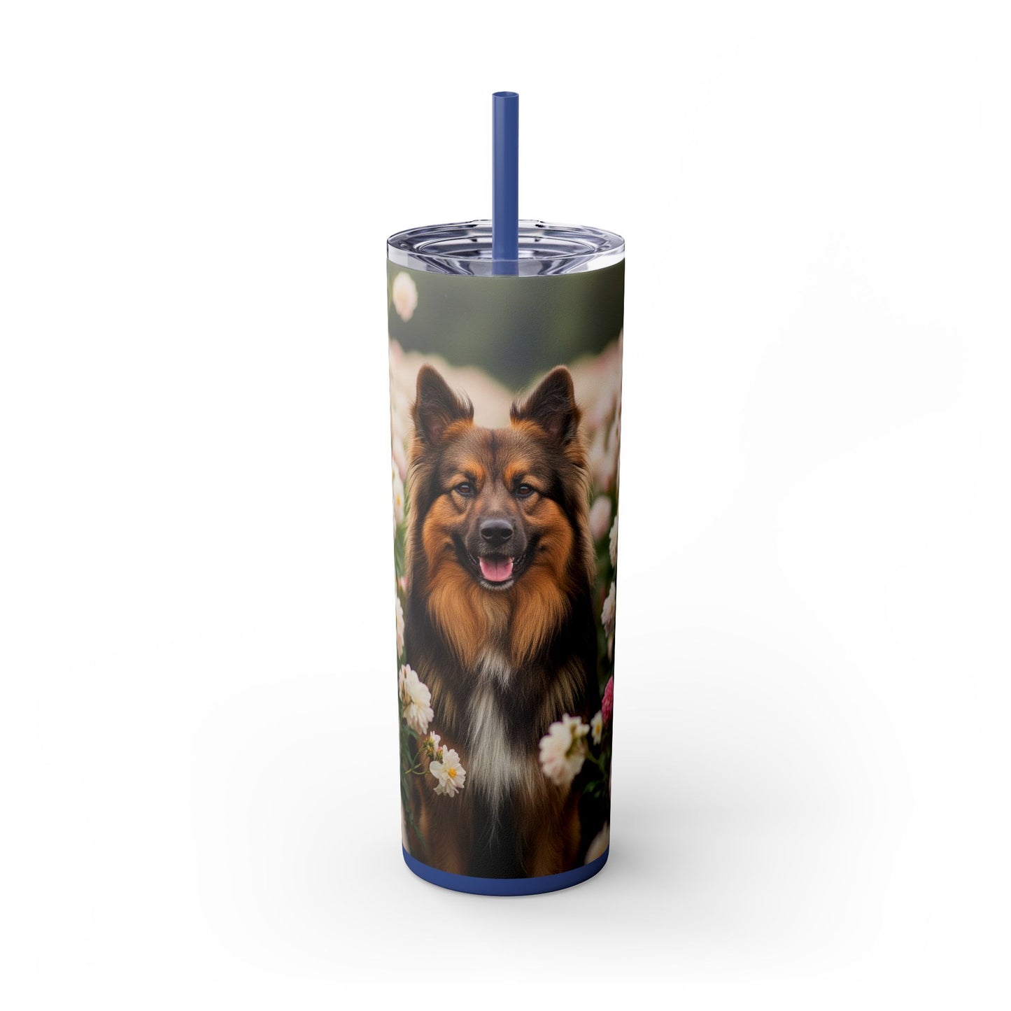 Bohemian Shepherd Tumbler with Straw, 20oz