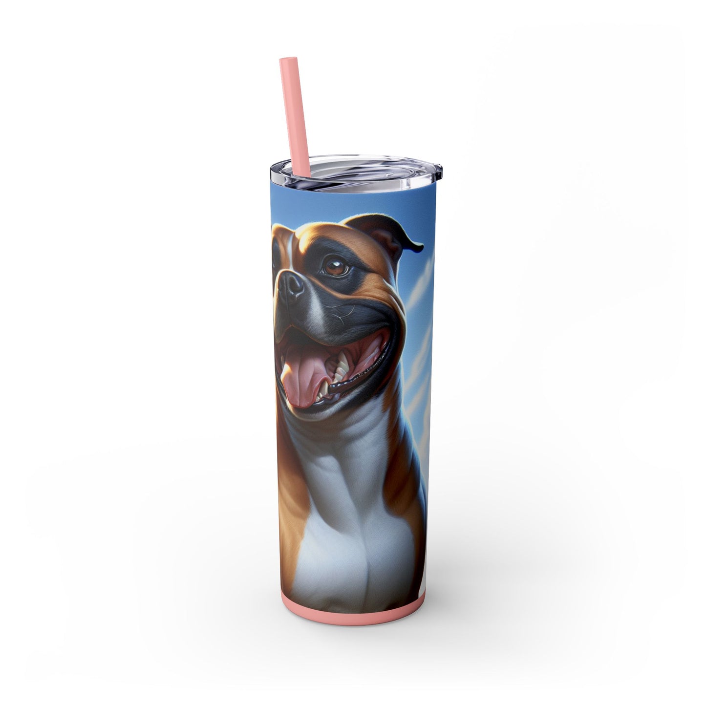 American Staffordshire Terrier Tumbler with Straw, 20oz