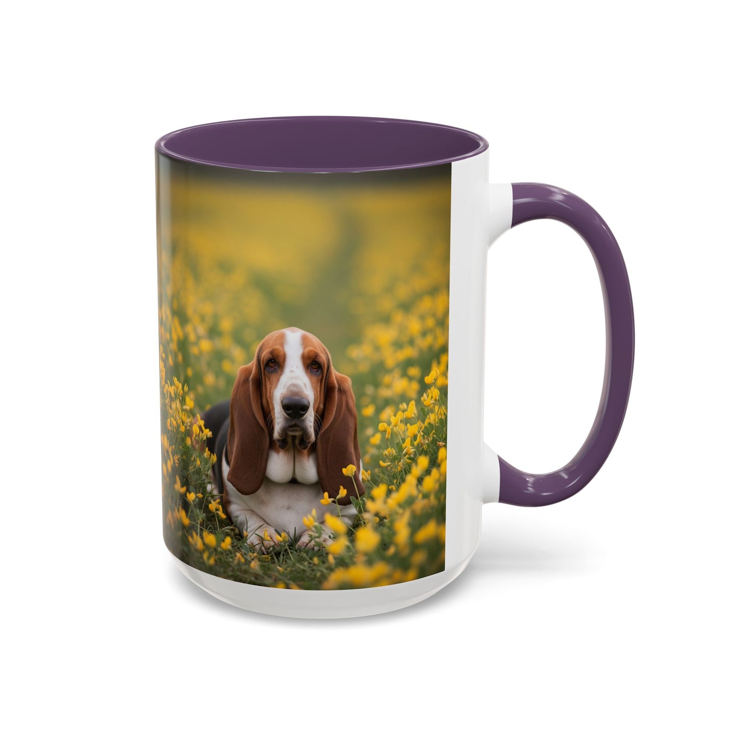 Basset Hound Accent Coffee Mug - Perfect Gift for Dog Lovers
