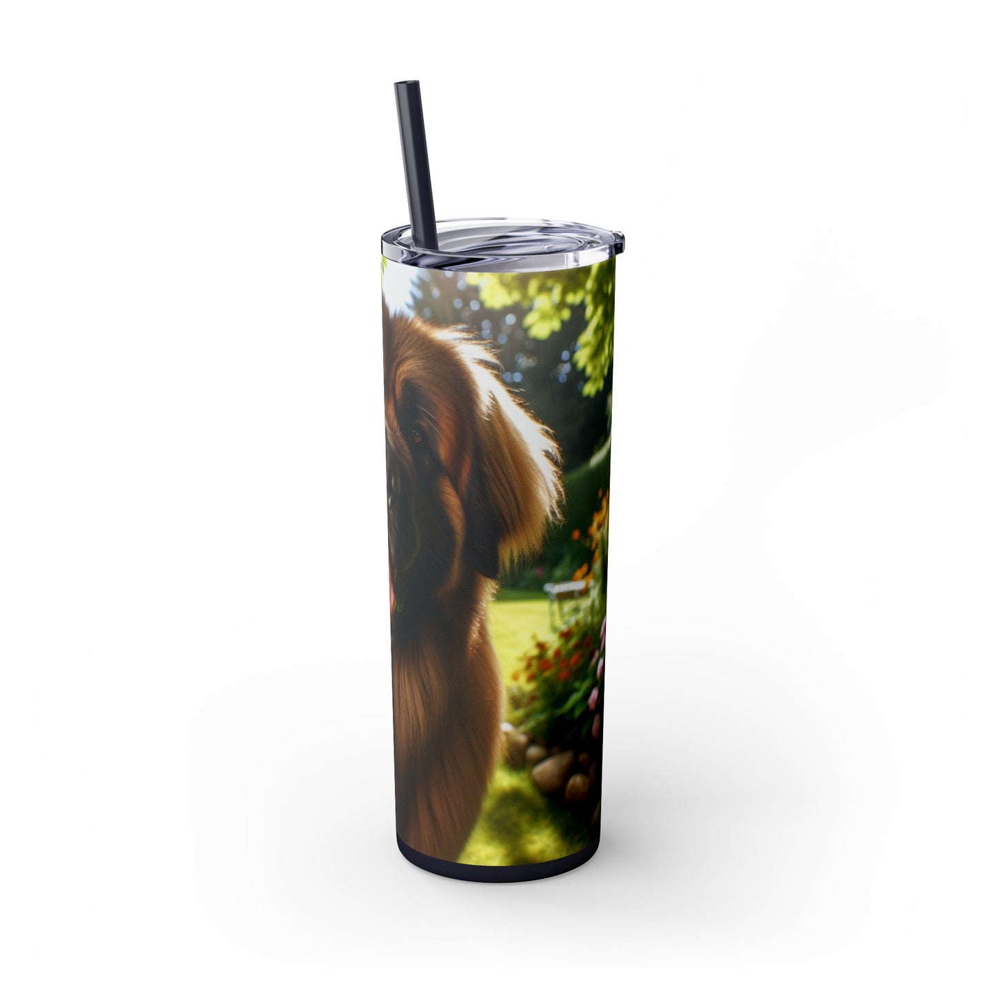 Leonberger Tumbler with Straw, 20oz