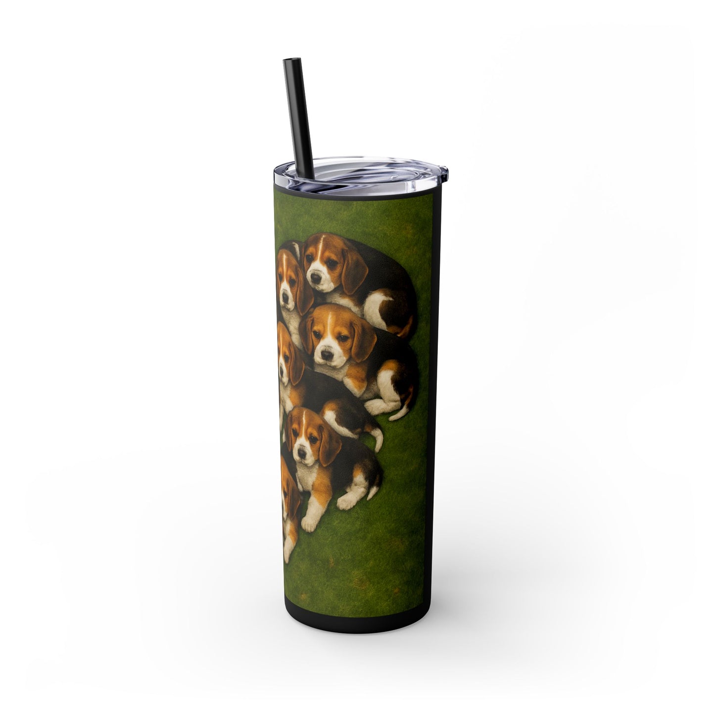 Beagle puppies Tumbler with Straw, 20oz