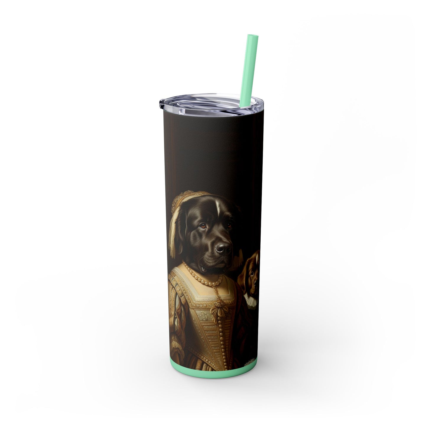 Newfoundland Skinny Tumbler with Straw, 20oz