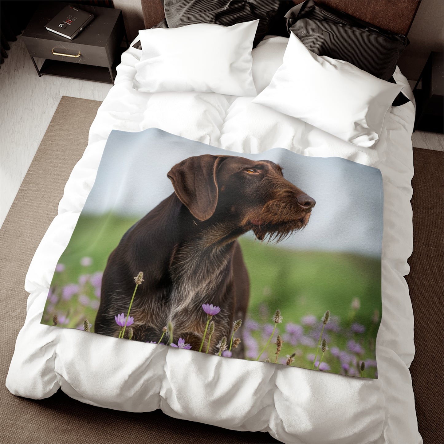German Wirehaired Pointer Sweatshirt Blanket