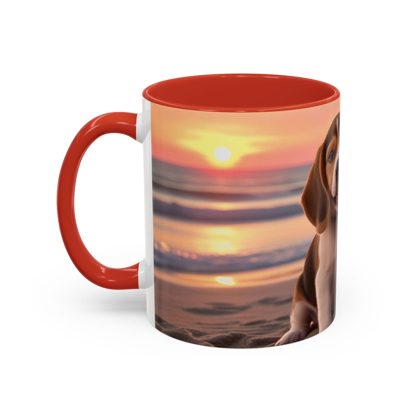 Beagle Love Accent Coffee Mug - Perfect Gift for Dog Lovers