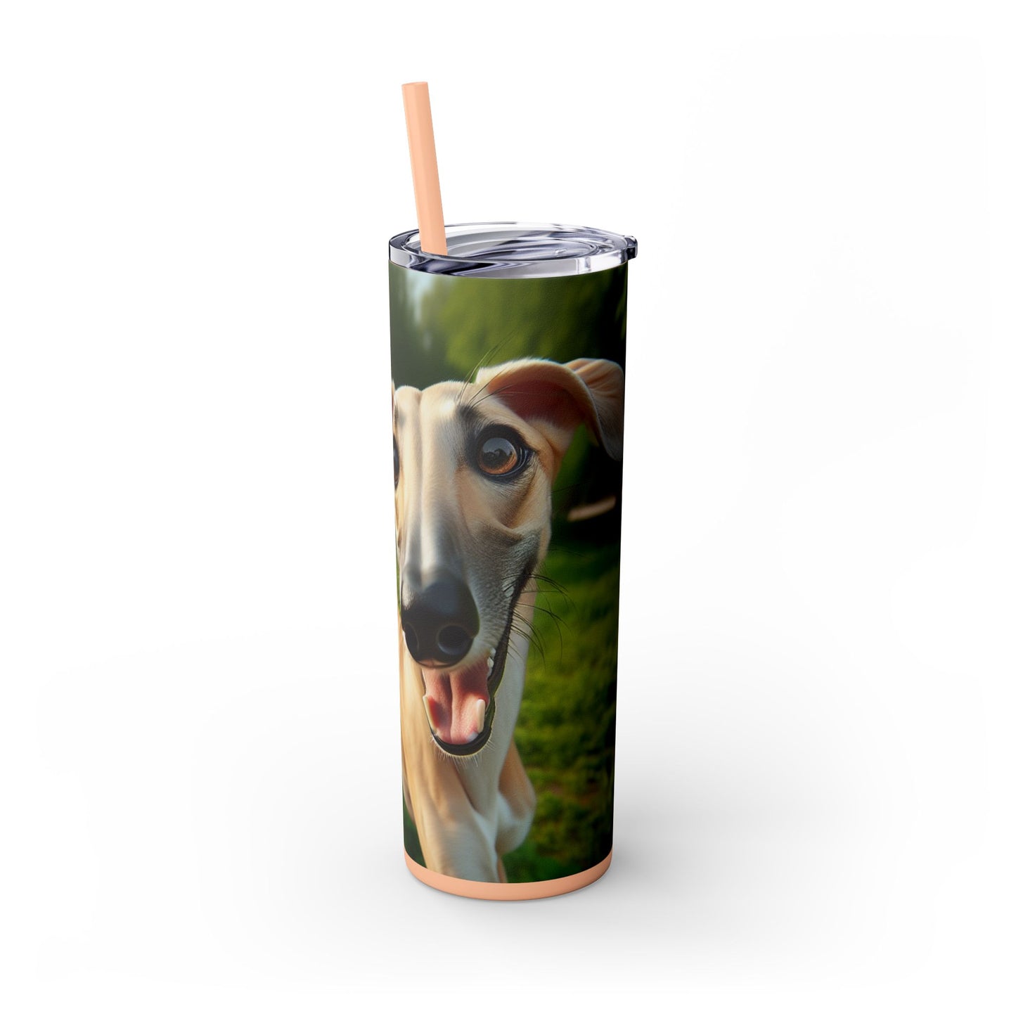 Sloughi Skinny Tumbler with Straw, 20oz