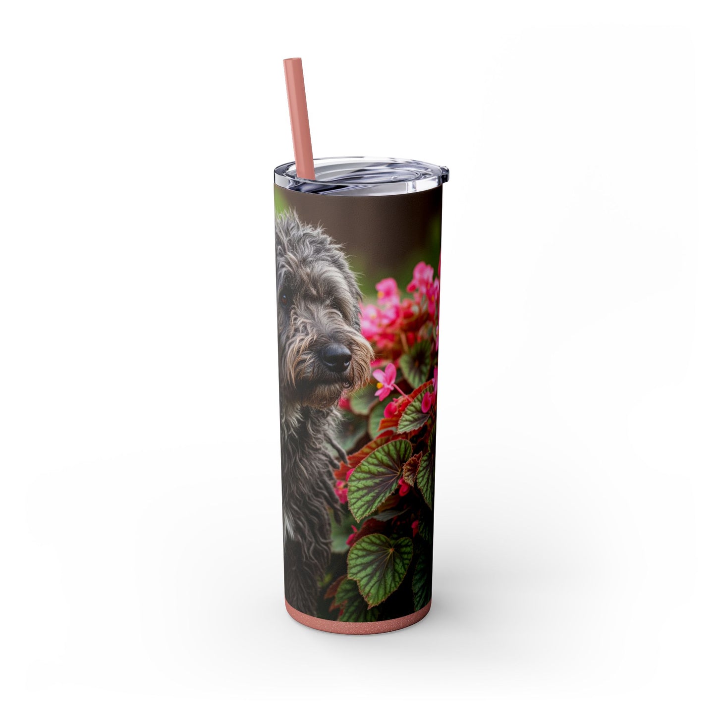 Puli Skinny Tumbler with Straw, 20oz