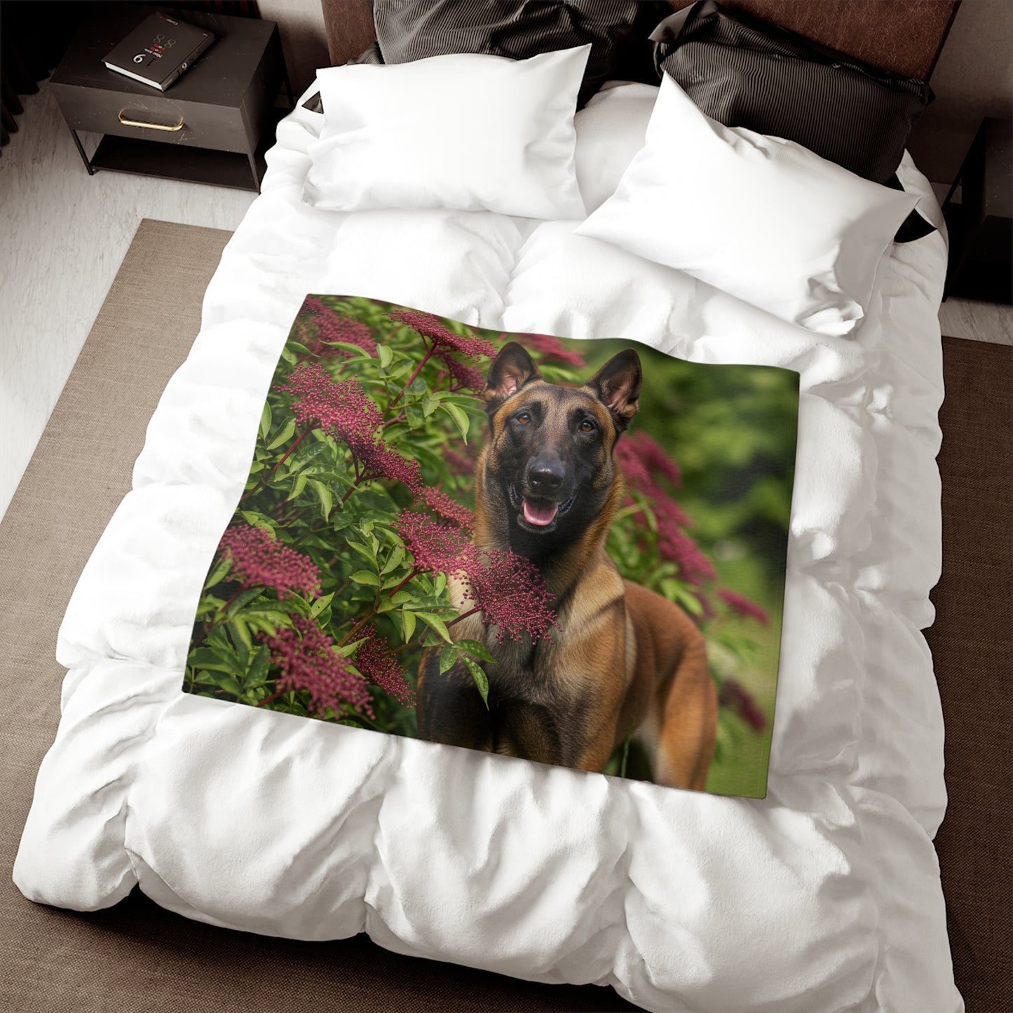Belgian Shepherd Dog Malinois Sweatshirt Blanket