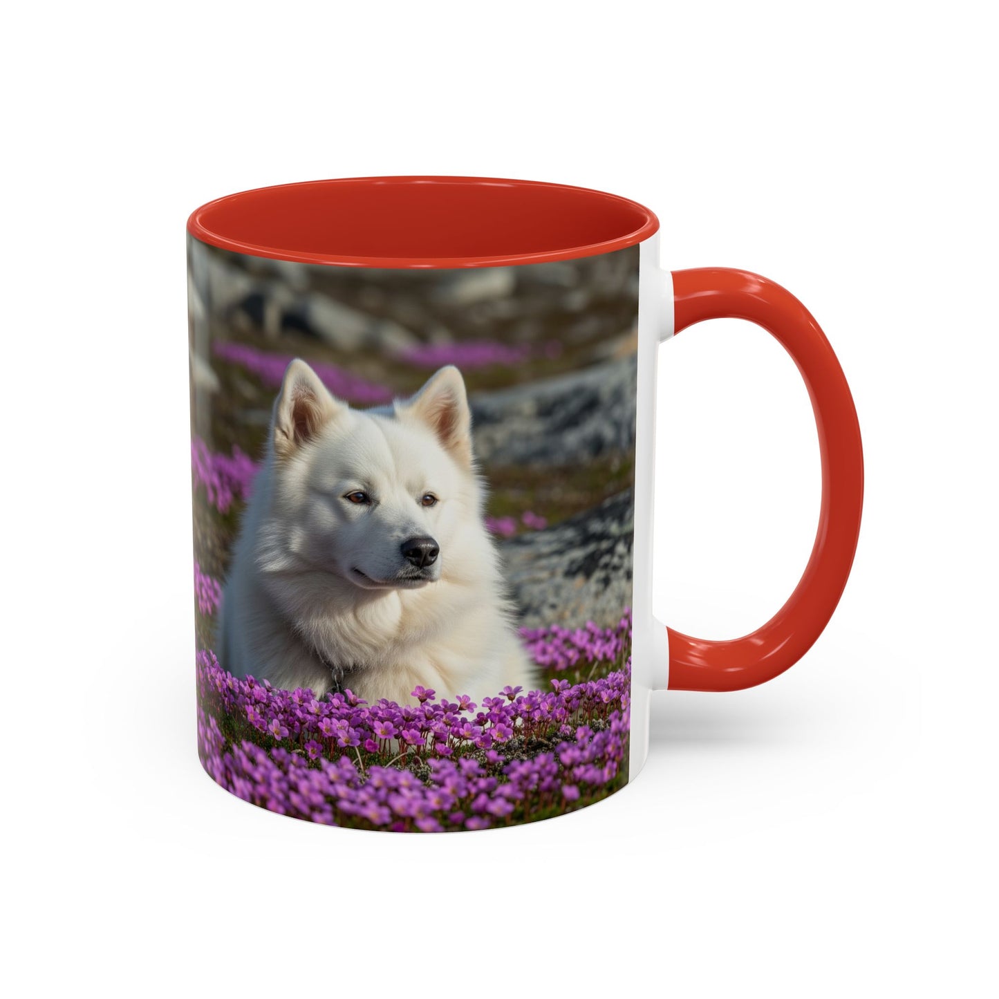 Canadian Eskimo Dog Accent Coffee Mug - Perfect Gift for Dog Lovers