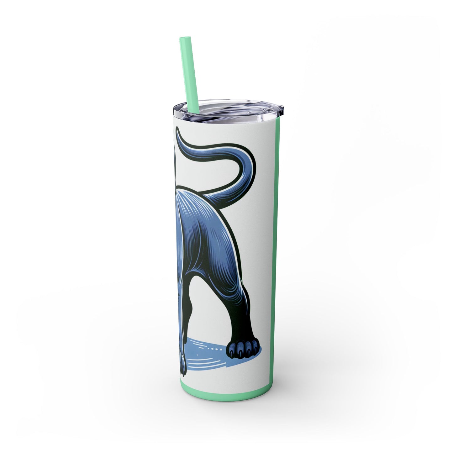 Neapolitan Mastiff Tumbler with Straw, 20oz