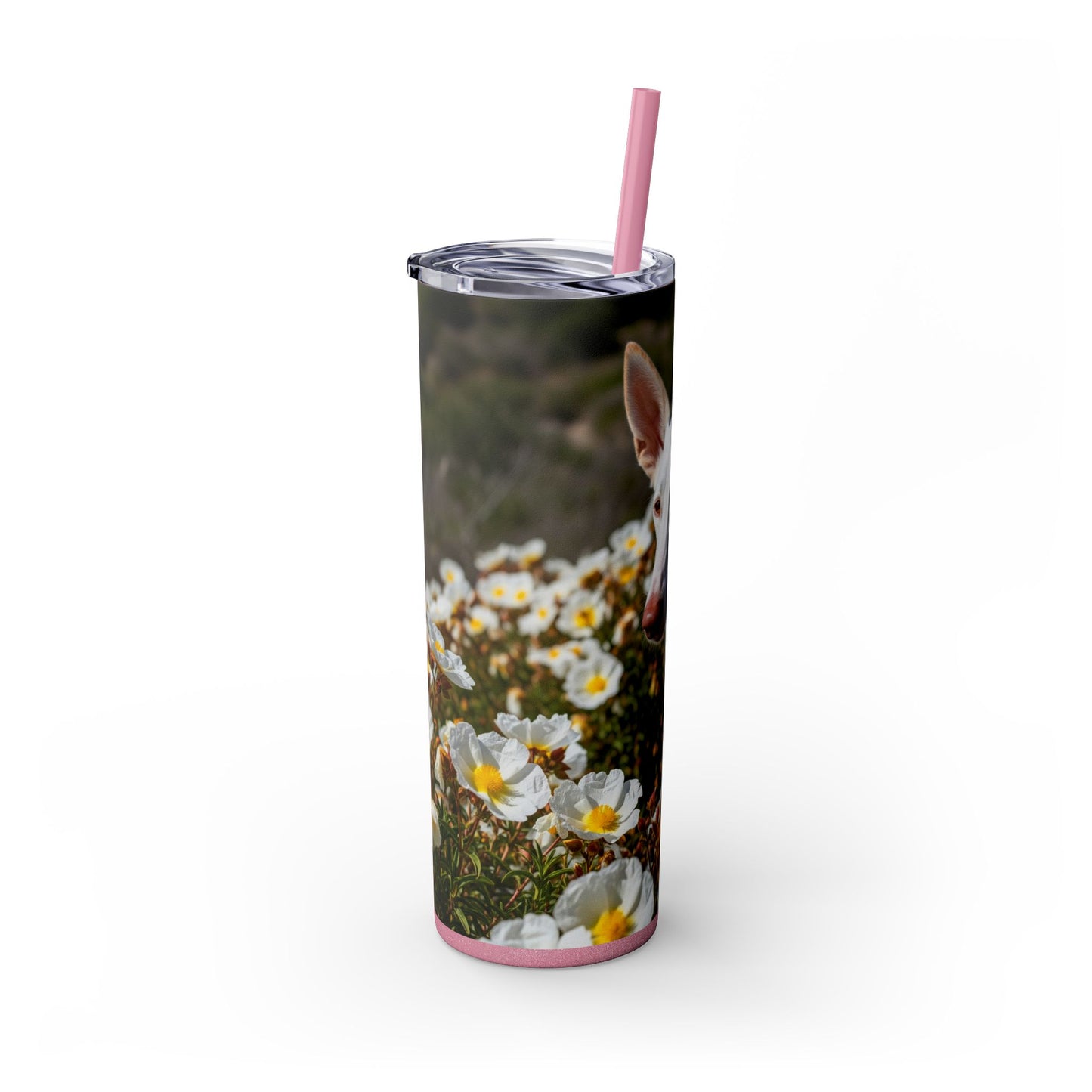 Ibizan Hound Tumbler with Straw, 20oz