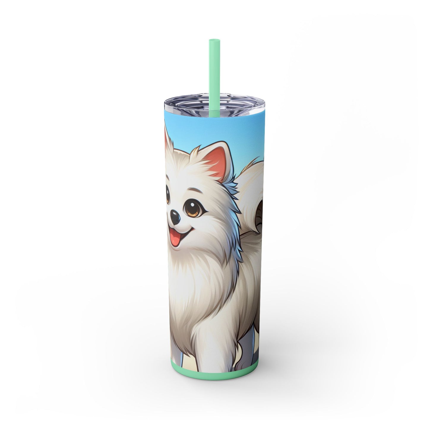 Indian Spitz Tumbler with Straw, 20oz