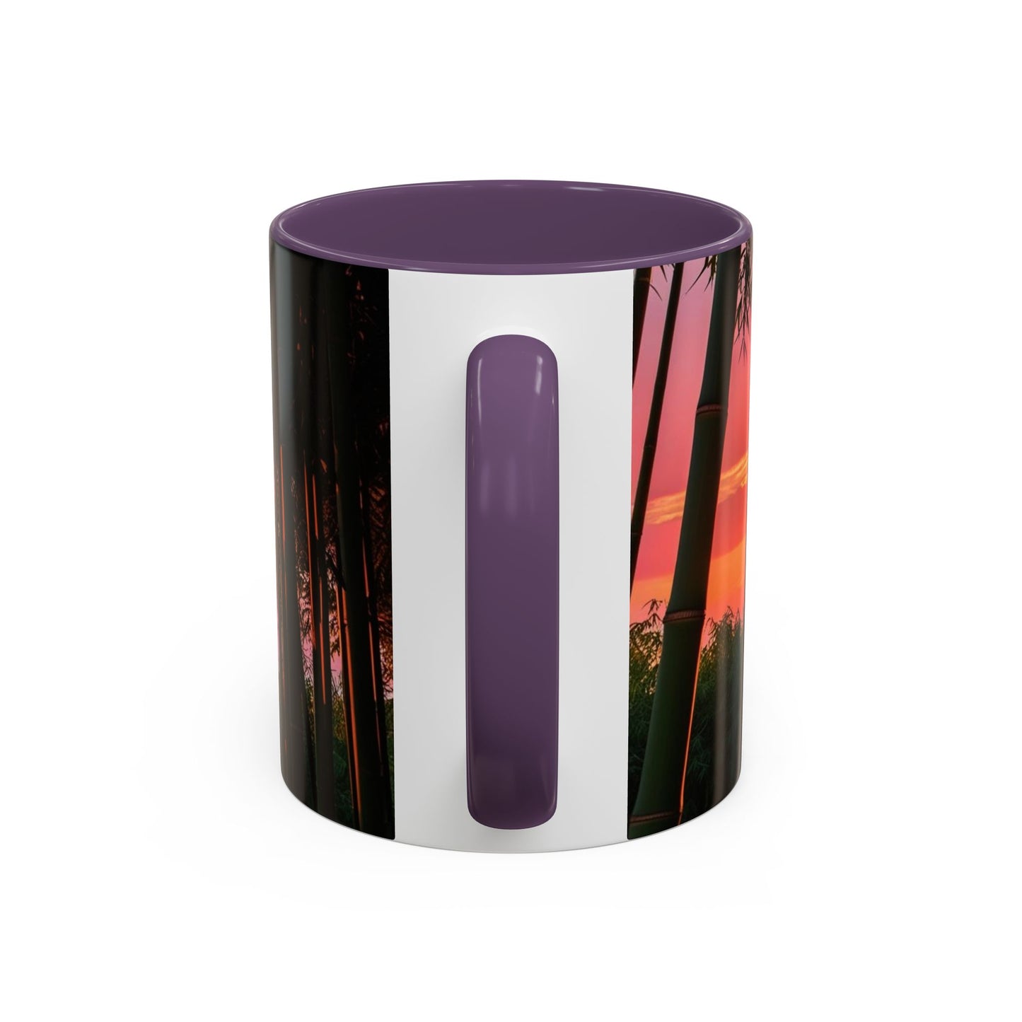 Bamboo Forest Sunrise Accent Coffee Mug - Perfect Gift for Dog Lovers