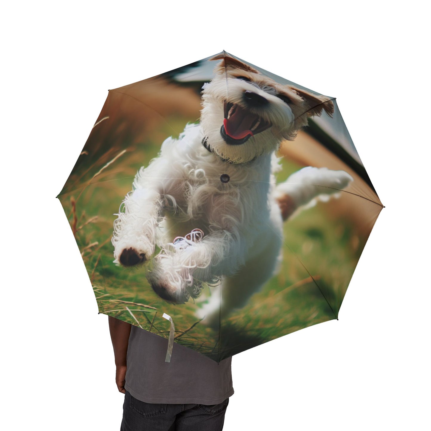 Tenterfield Terrier Semi-Automatic Foldable Umbrella
