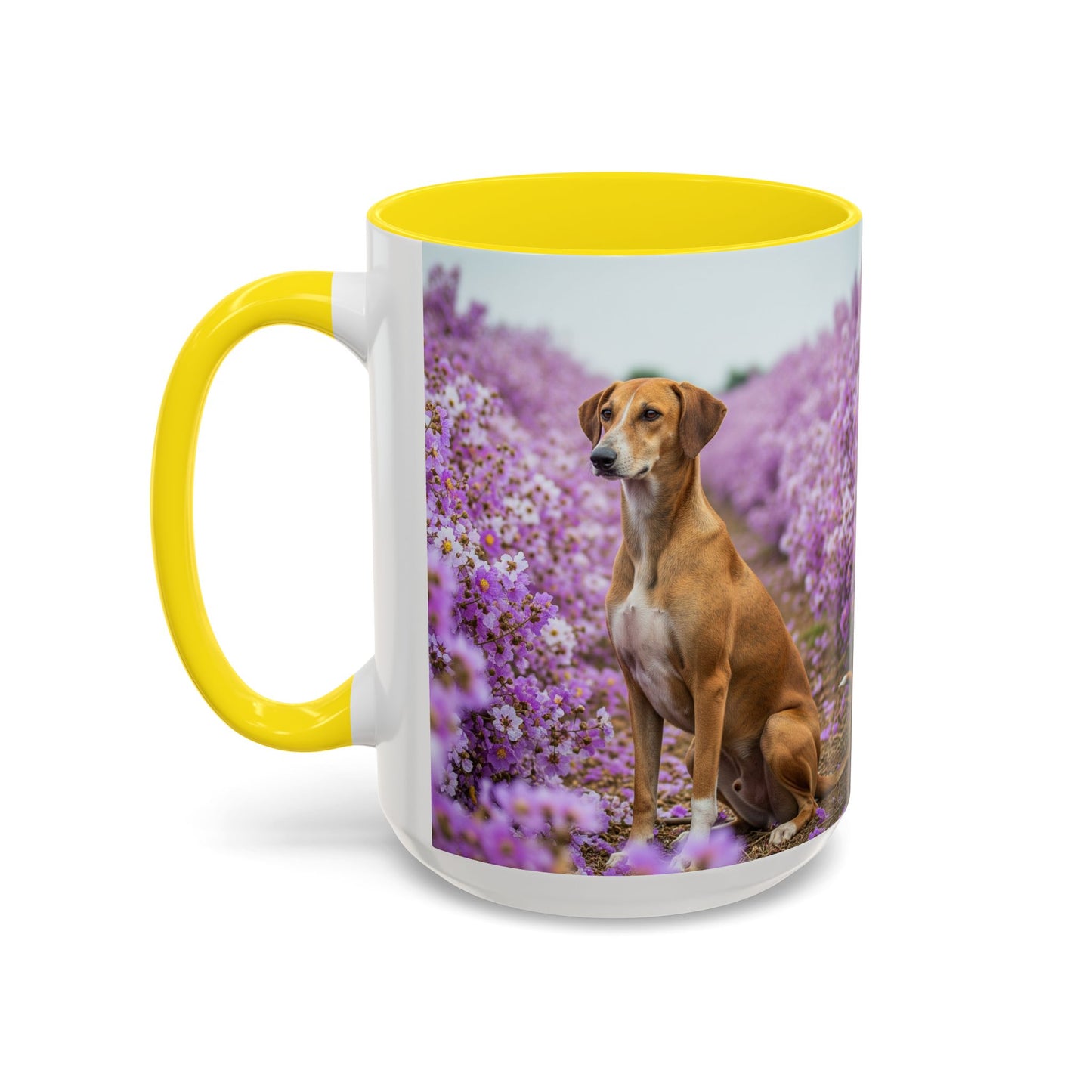 Banjara Hound Accent Coffee Mug - Perfect Gift for Dog Lovers