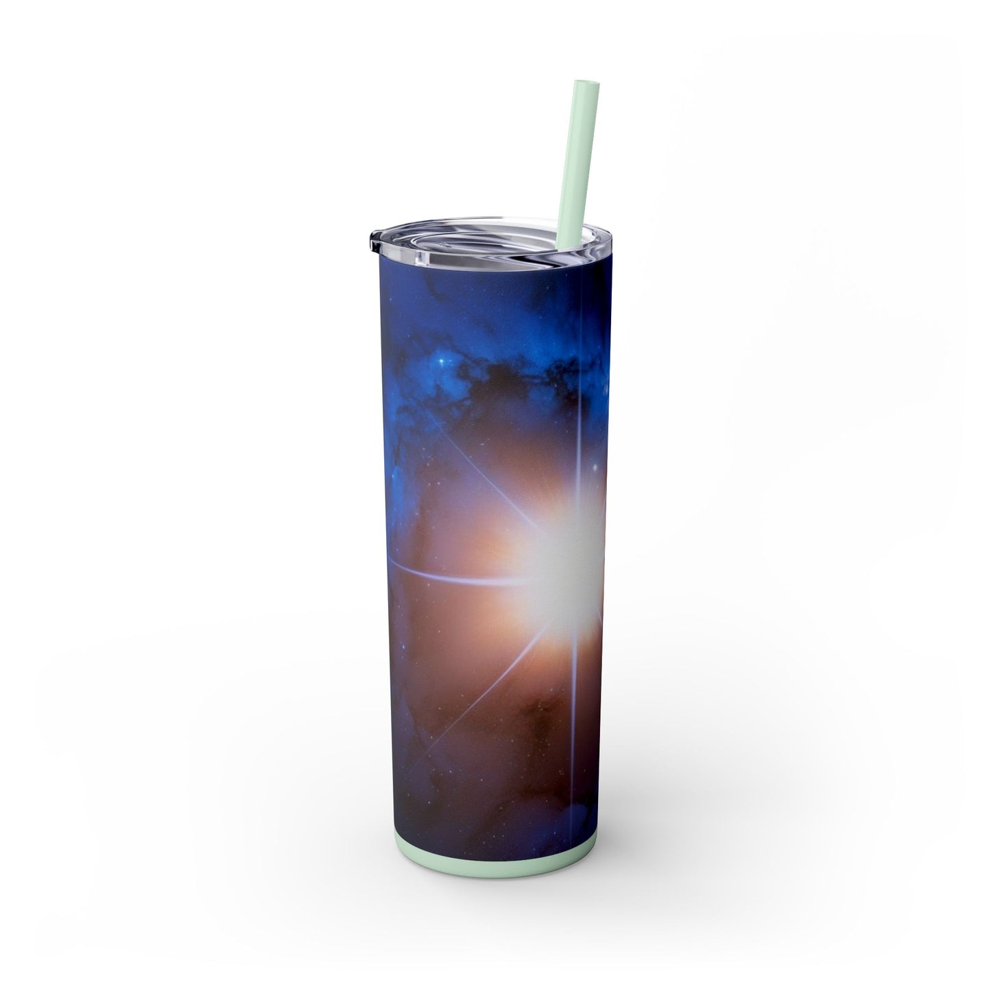 North Star Skinny Tumbler with Straw, 20oz