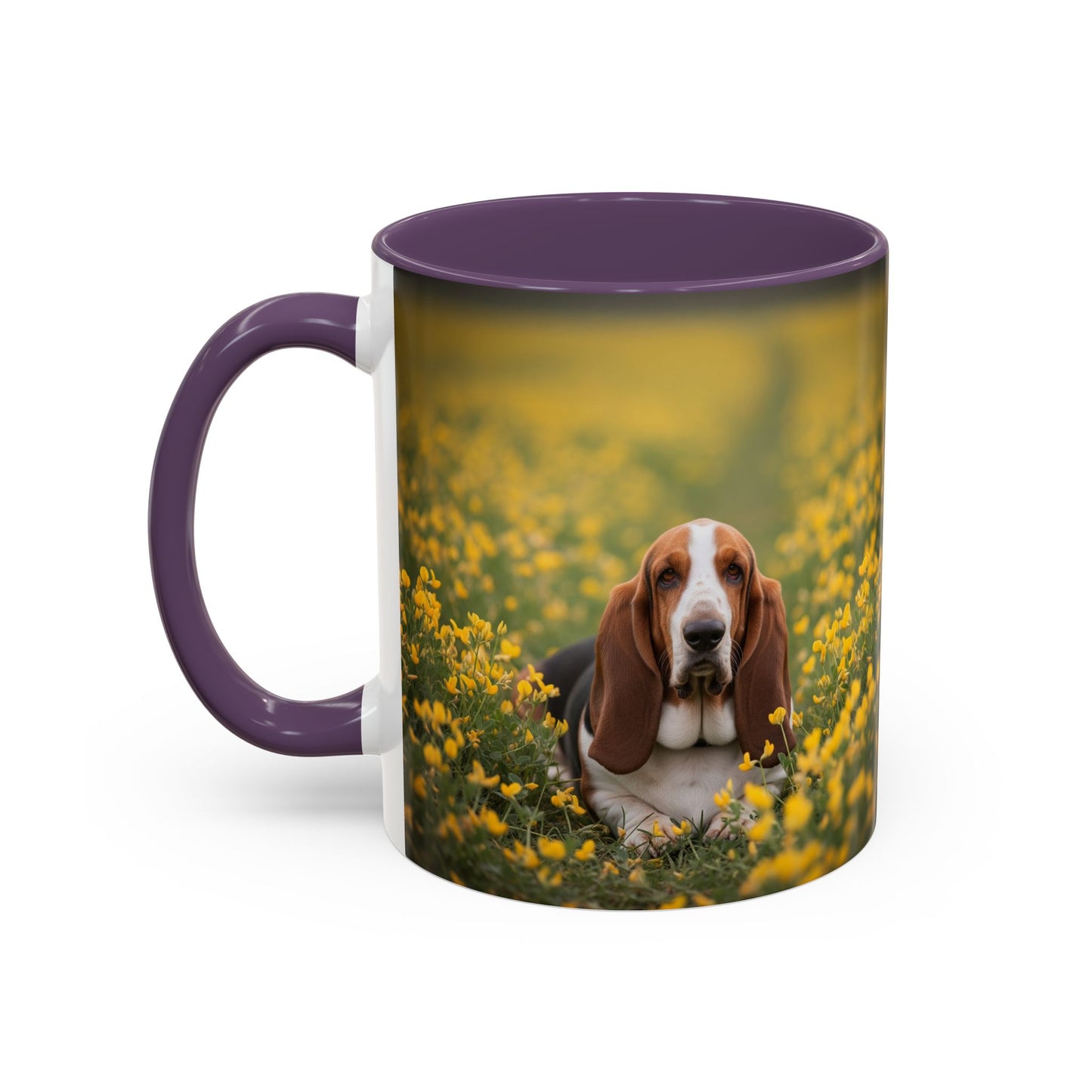Basset Hound Accent Coffee Mug - Perfect Gift for Dog Lovers