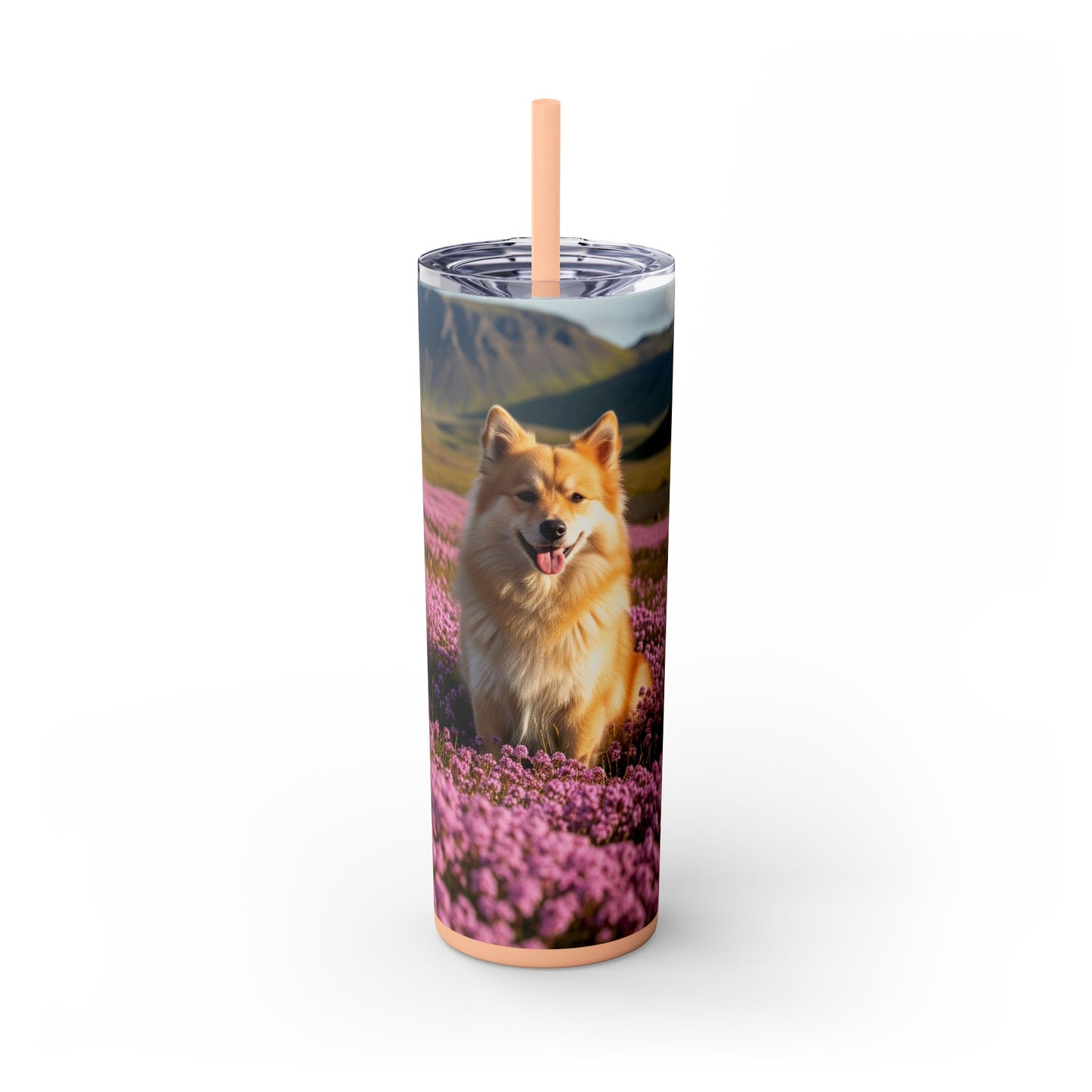 Icelandic Sheepdog Tumbler with Straw, 20oz