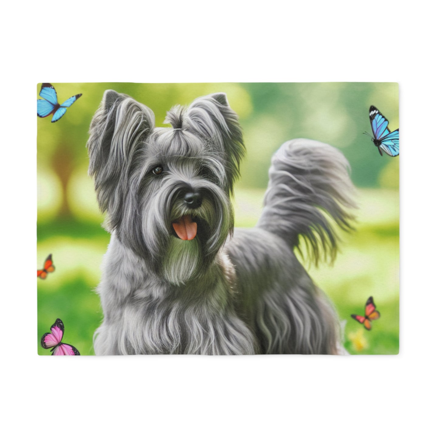 Skye Terrier Sweatshirt Blanket