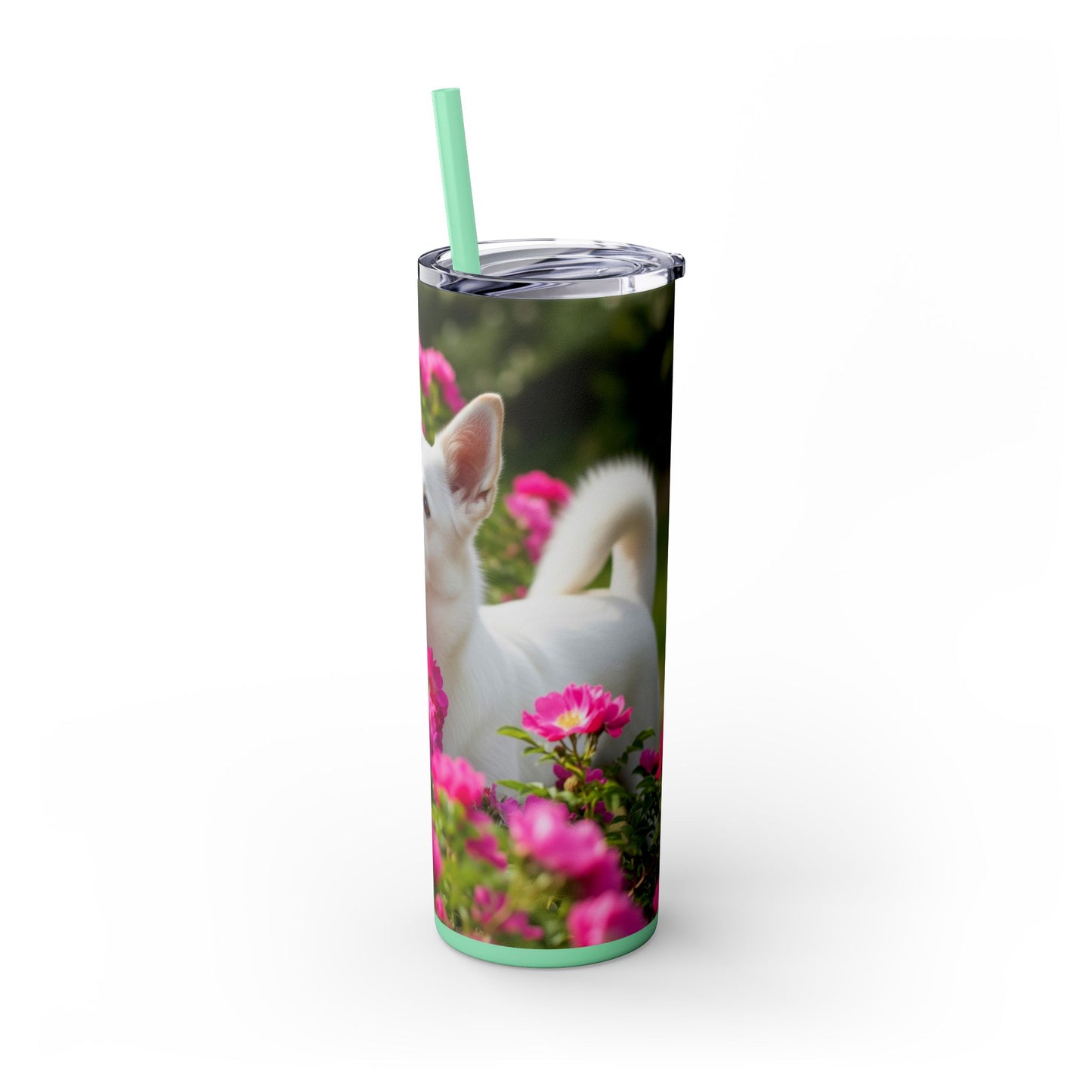 Norrbottenspets Skinny Tumbler with Straw, 20oz