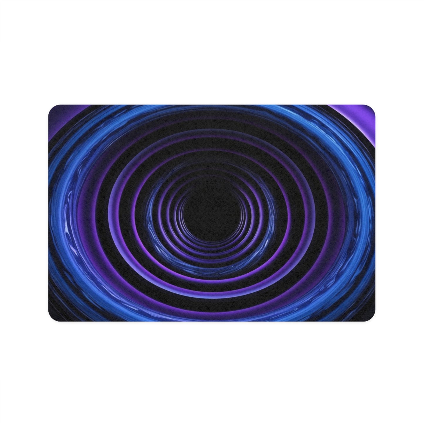 Pet Food Mat (12x18) - Optical Illusion