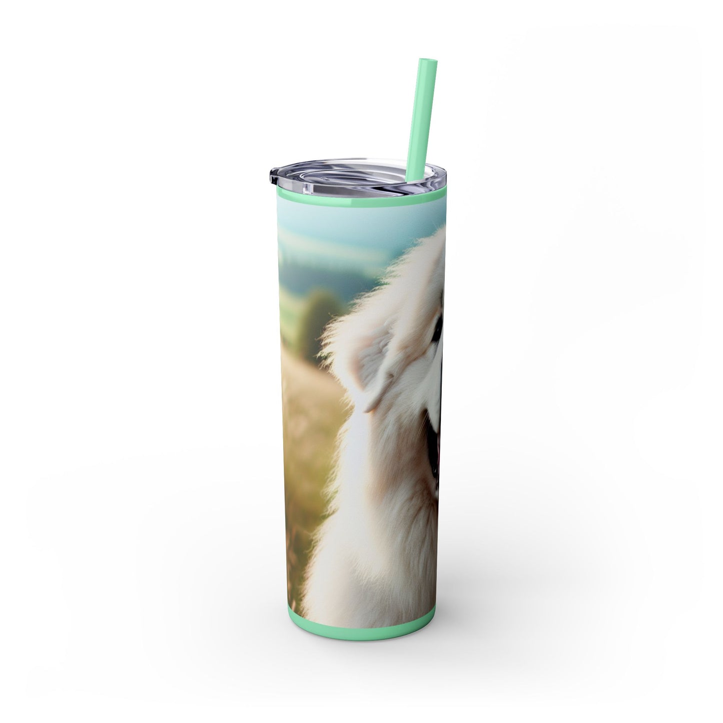 Great Pyrenees Tumbler with Straw, 20oz