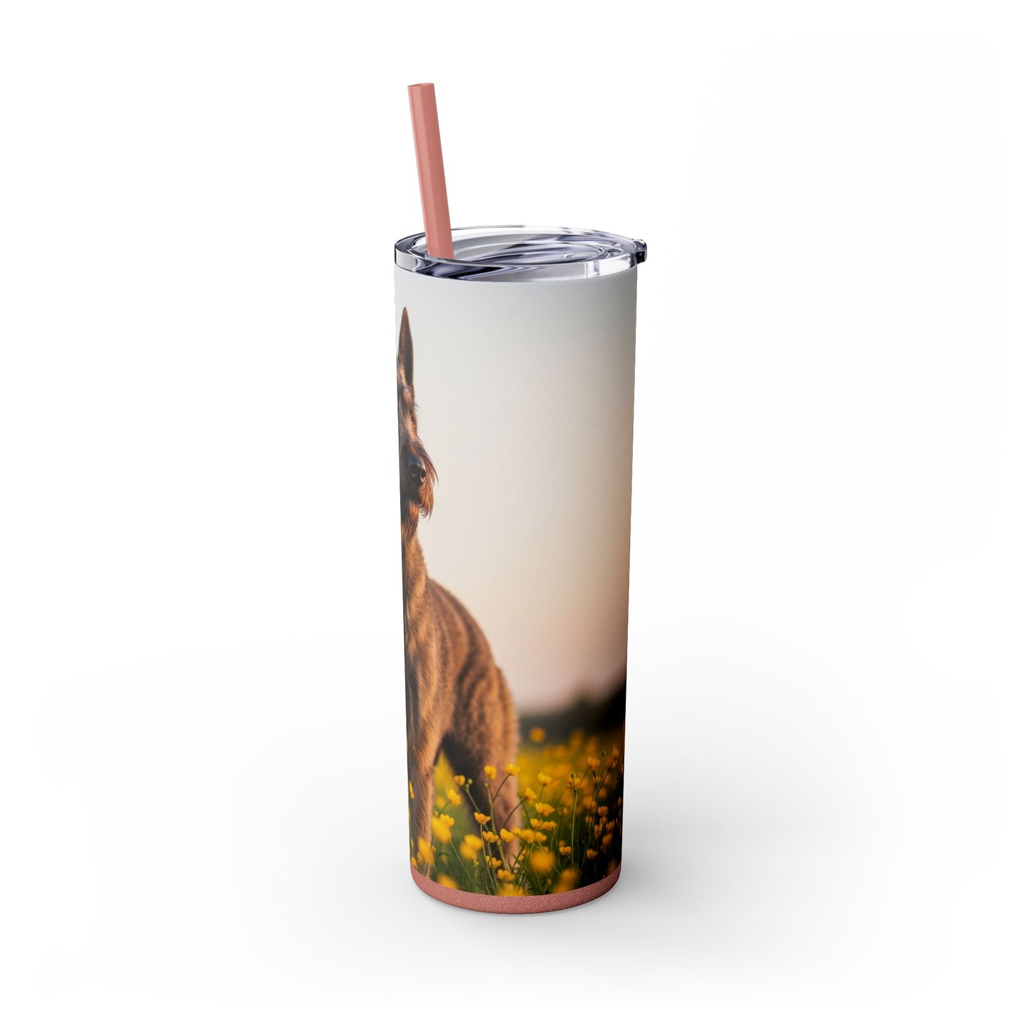 Bouvier des Flandres Tumbler with Straw, 20oz