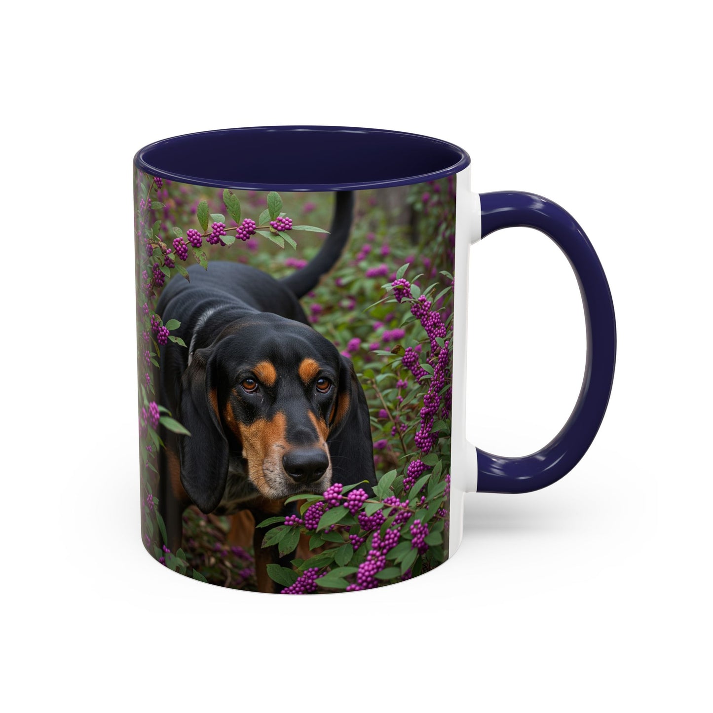 Black and Tan Coonhound Accent Coffee Mug - Perfect Gift for Dog Lovers