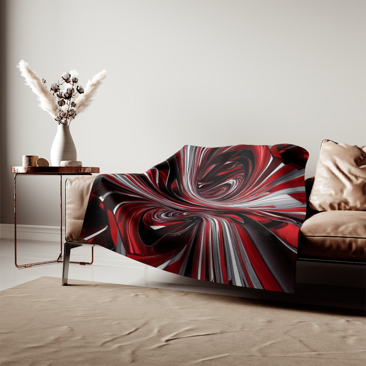 Optical Illusion Sweatshirt Blanket
