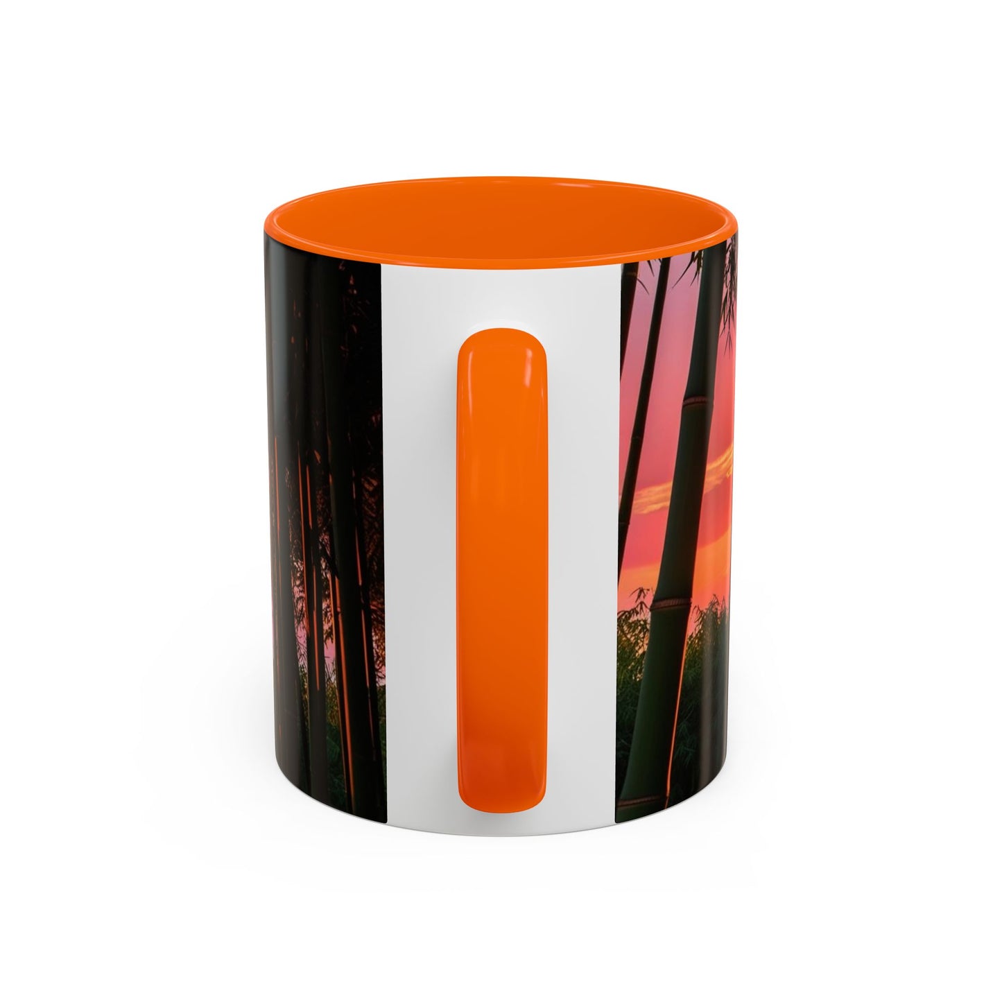 Bamboo Forest Sunrise Accent Coffee Mug - Perfect Gift for Dog Lovers