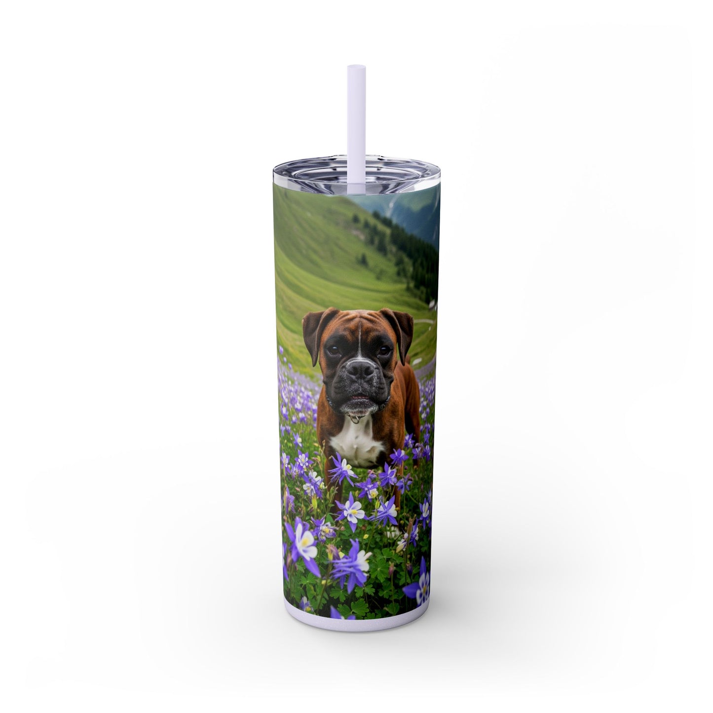 Boxer Tumbler with Straw, 20oz