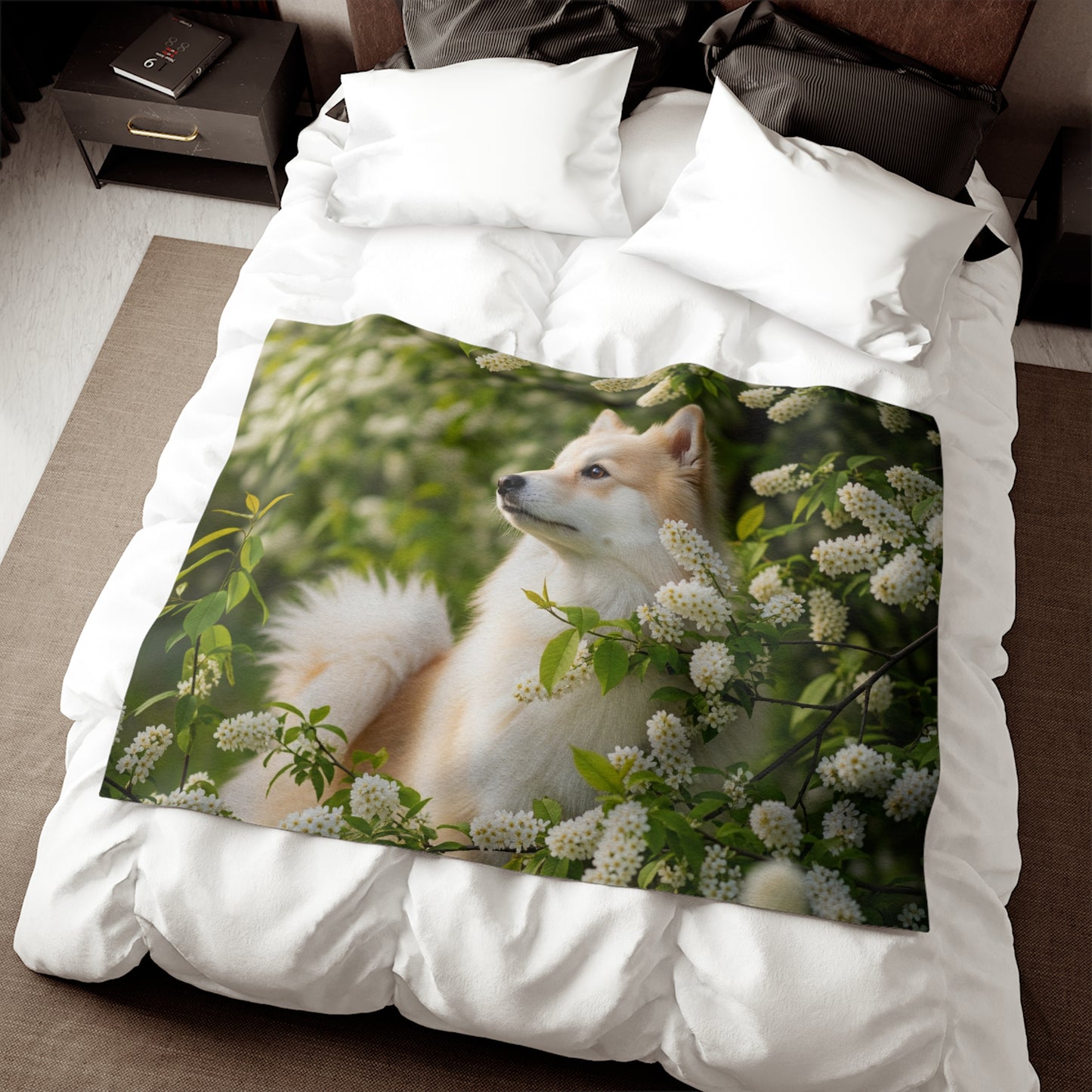 Finnish Spitz Sweatshirt Blanket