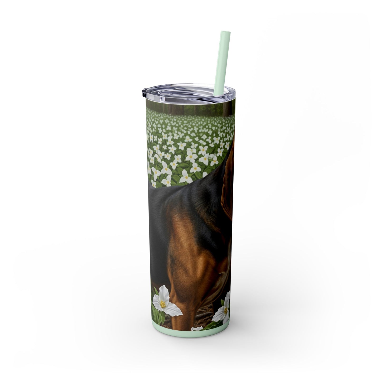 Treeing Walker Coonhound Tumbler with Straw, 20oz