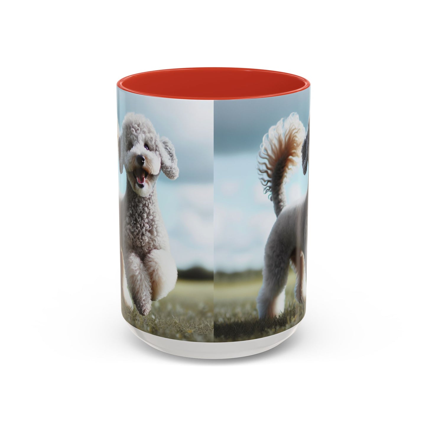 Bedlington Terrier Accent Coffee Mug - Perfect Gift for Dog Lovers