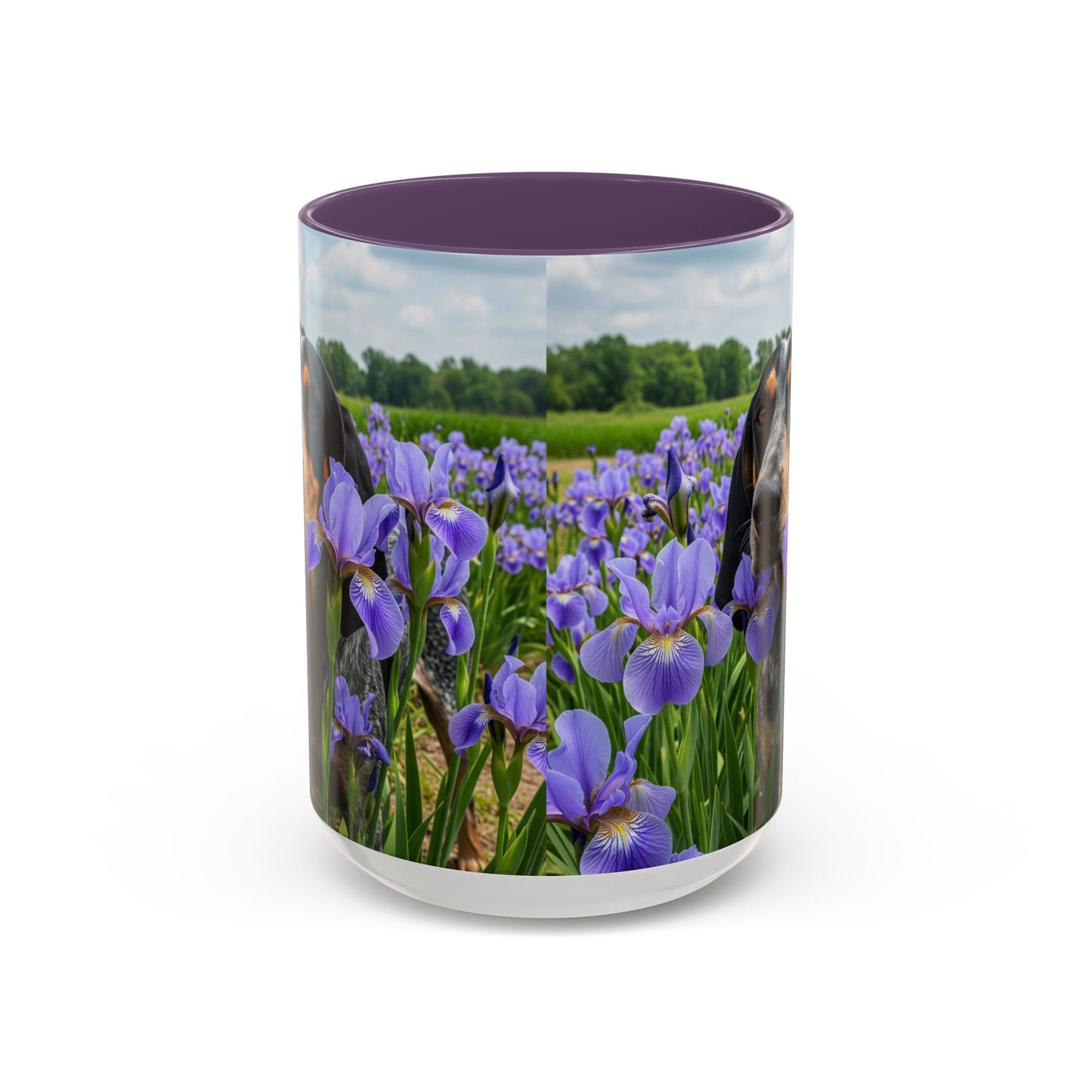 Bluetick Coonhound Accent Coffee Mug - Perfect Gift for Dog Lovers