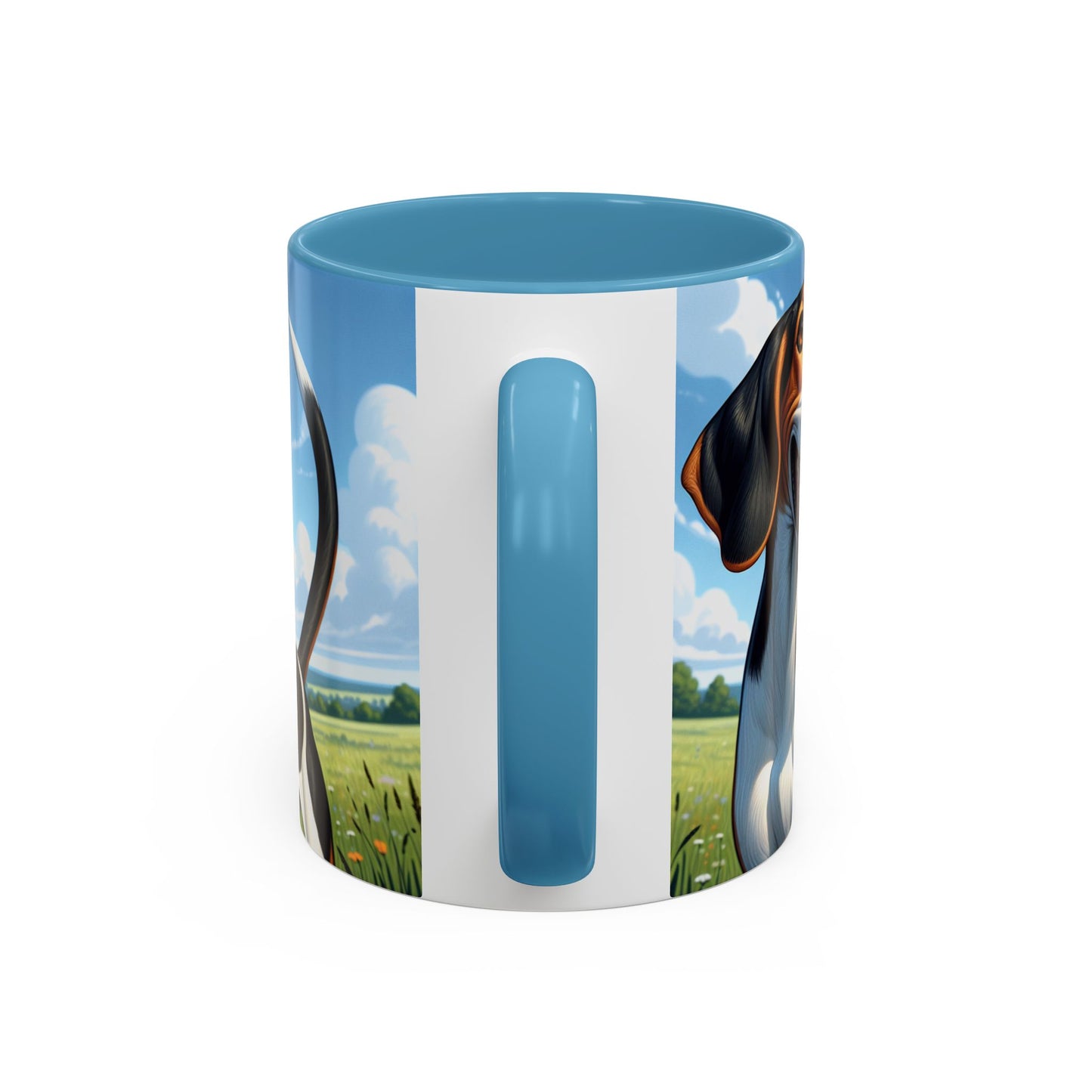 Treeing Walker Coonhound Accent Coffee Mug - Perfect Gift for Dog Lovers