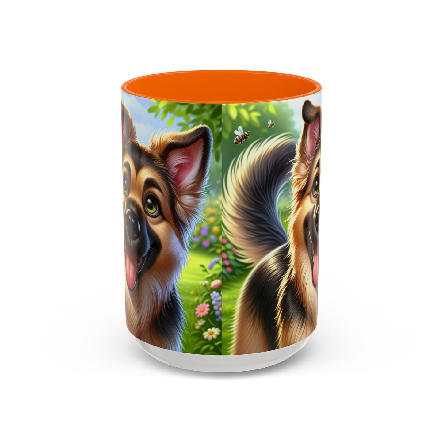 German Shepherd Accent Coffee Mug - Perfect Gift for Dog Lovers