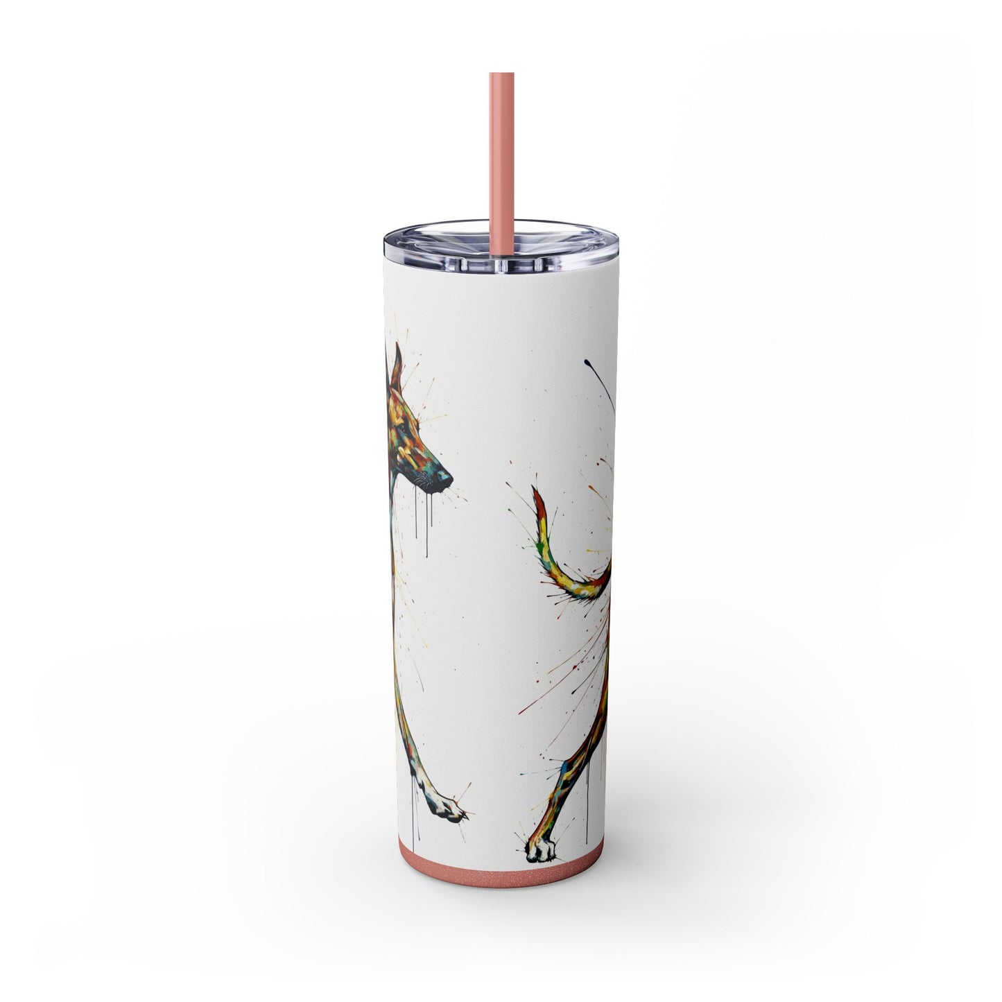 Azawakh Tumbler with Straw, 20oz