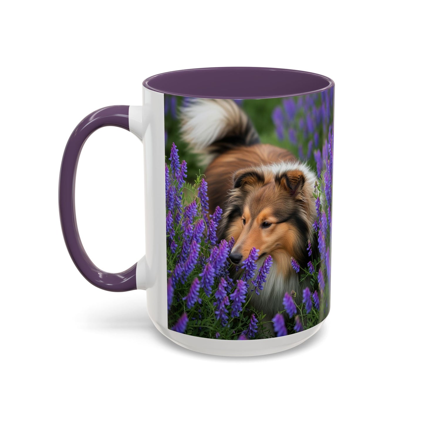 Shetland Sheepdog Accent Coffee Mug - Perfect Gift for Dog Lovers